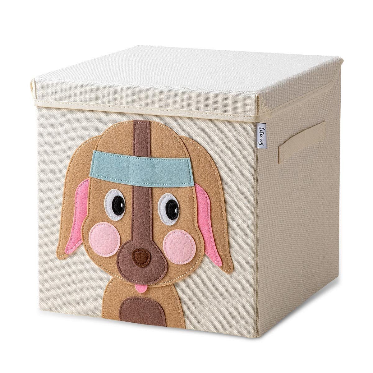 Lifeney Faltbox Aufbewahrungsbox mit Deckel Hund günstig online kaufen