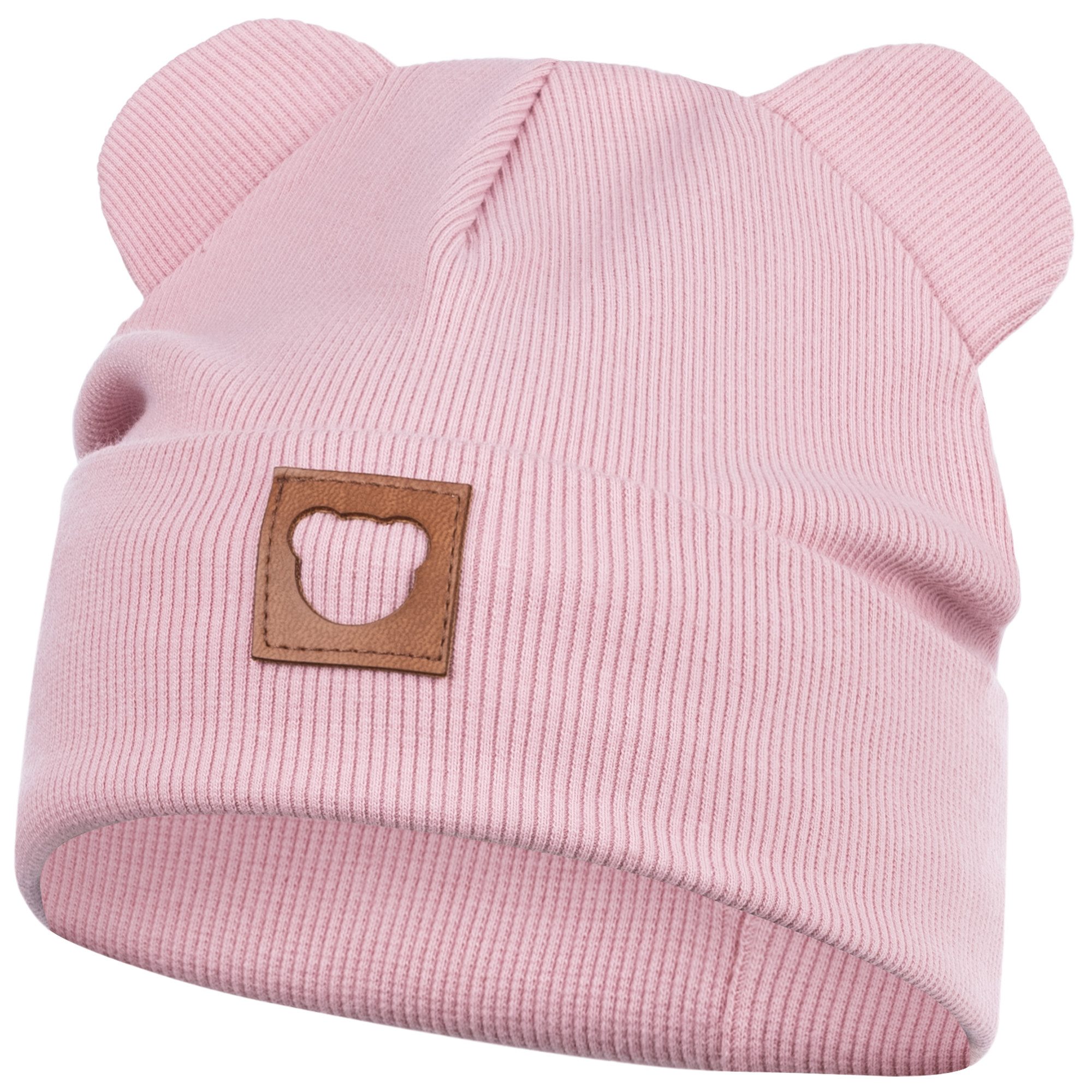 Smarilla Jerseymütze Übergangsmütze Baumwollmütze Beanie Bärenohren