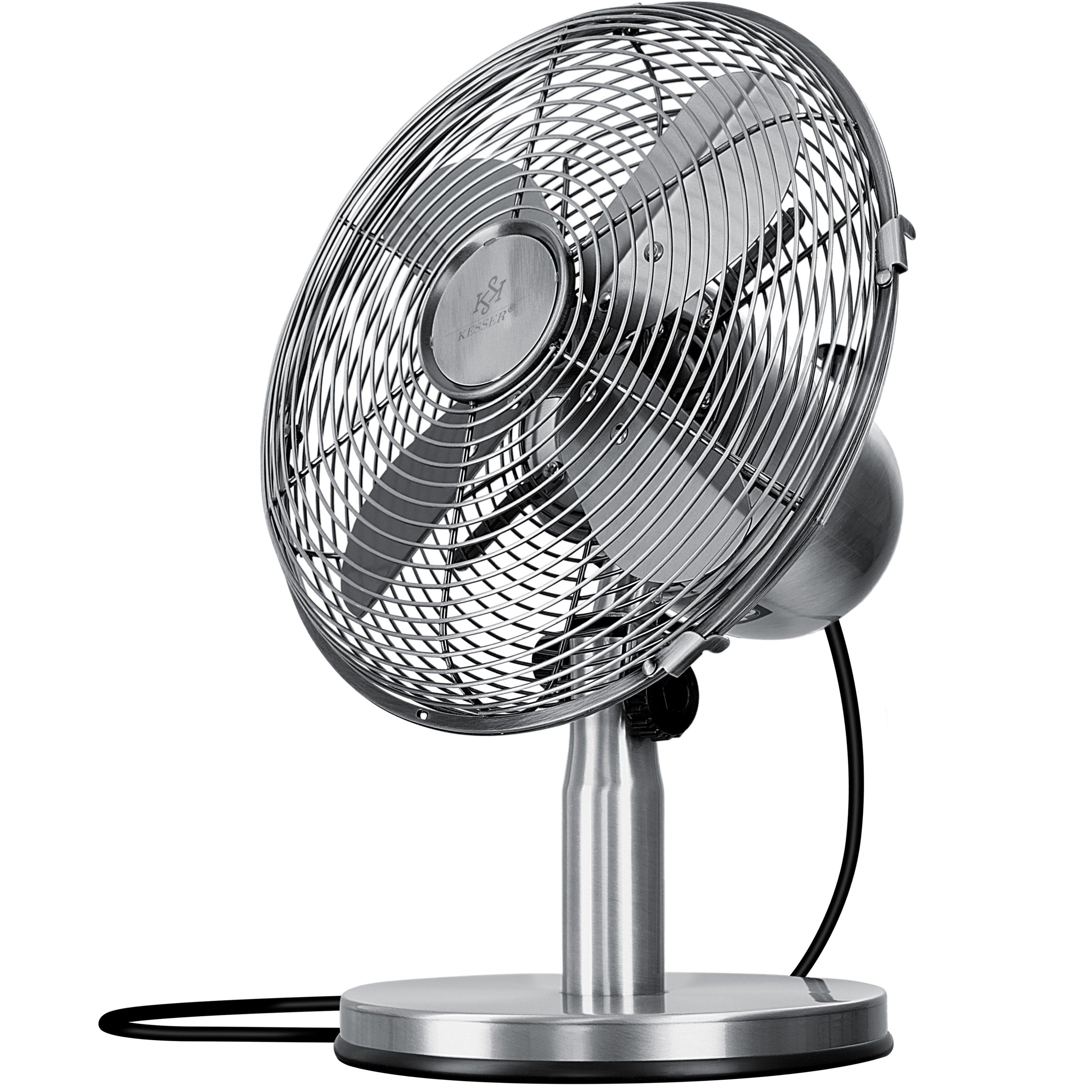 KESSER® Tischventilator Ventilator Oszillierend Windmaschine leise Windmaschine 