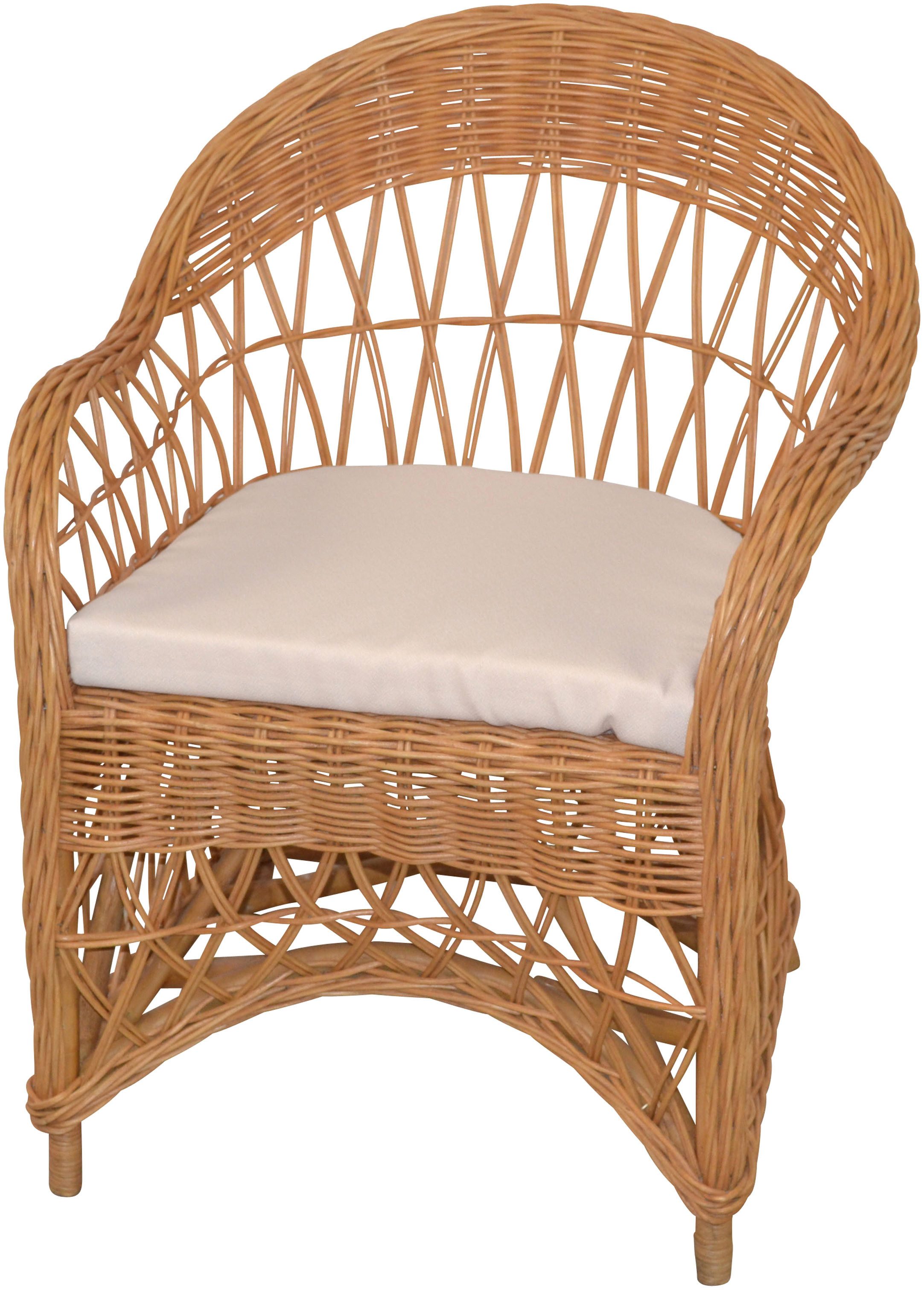 HOFMANN LIVING AND MORE Relaxsessel (1-St), Handgeflochten