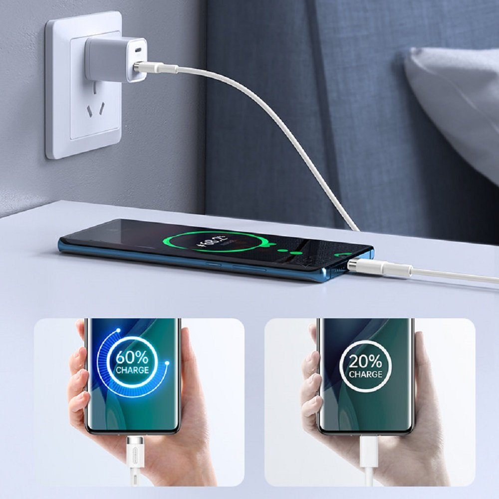 JOYROOM 60W PD Schnell-Ladekabel USB Typ C auf Typ-C 1.2 Meter Smartphone-Kabel – Bild 4 von 5