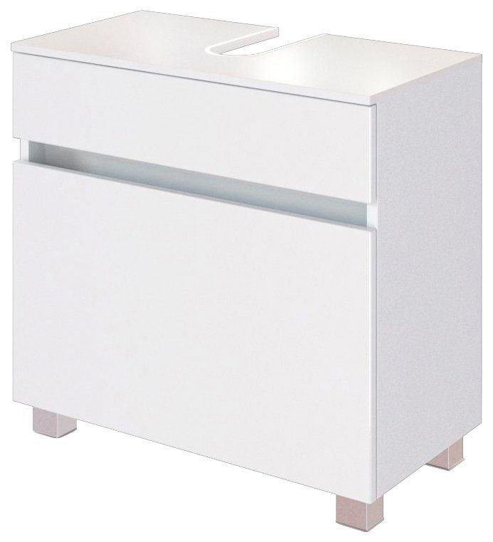 welltime Waschbeckenunterschrank Baabe Badmöbel Breite 60 cm, hängende Mont günstig online kaufen