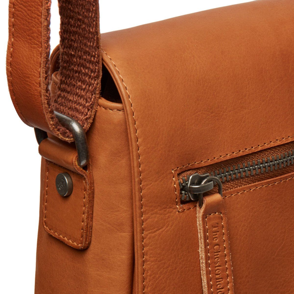 The Chesterfield Brand Umhängetasche Wax Pull-up Leder Jagdttasche 2,7 Liter Roman, wasserabweisend