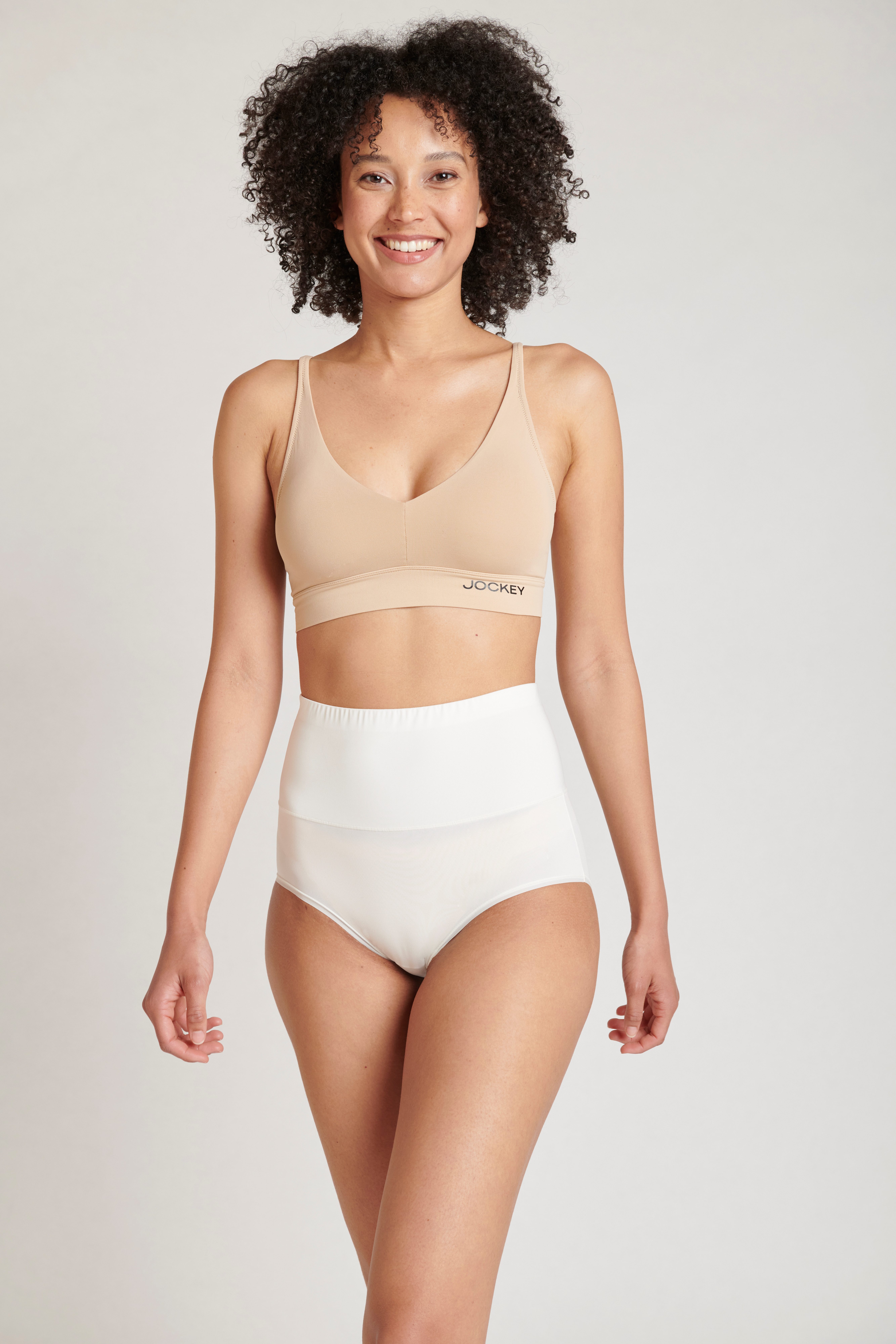 Jockey Slip Tummy Smoothing (3er Pack) mit Shapingeffekt, No-Roll-Bund, elastisch