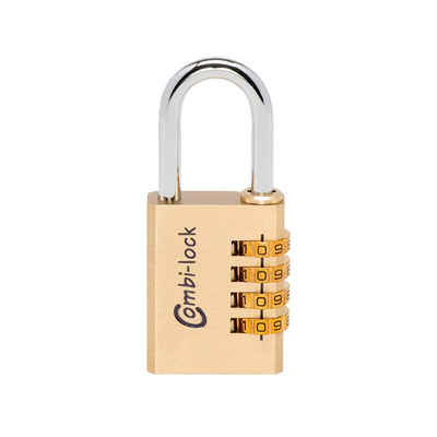 Burg Wächter Organizer Vorhängeschloss Combi Lock, Schlüsselloses Ver- und Entriegeln via Zahlencode