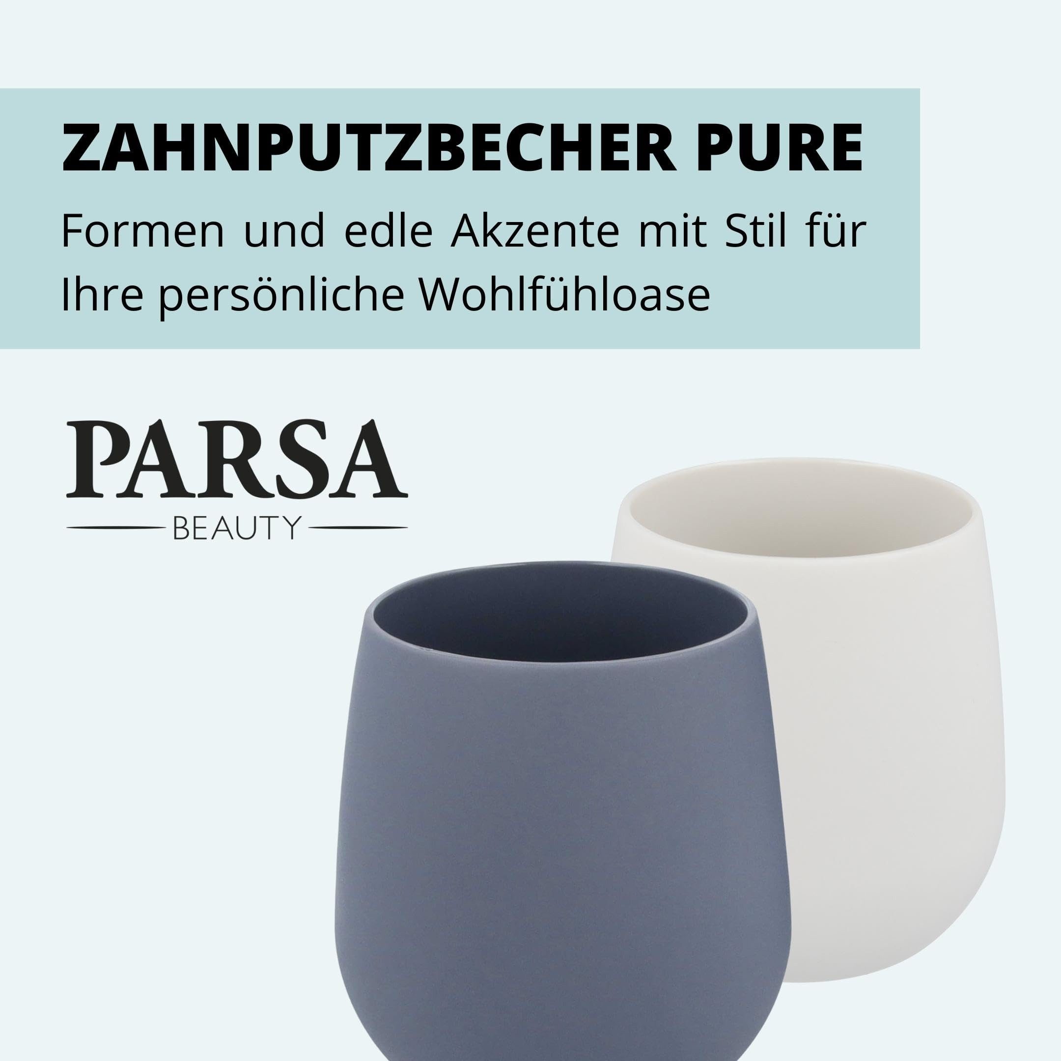 PARSA Beauty Zahnputzbecher Zahnputzbecher Pure in günstig online kaufen