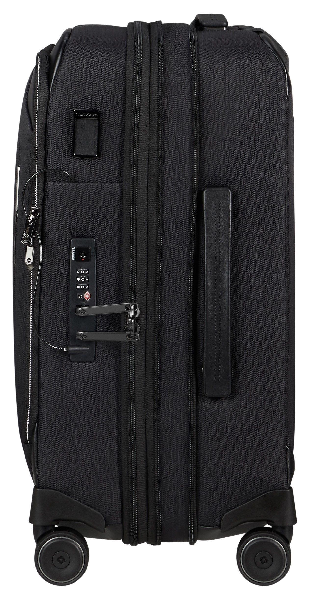 Samsonite Weichgepäck-Trolley SPLENDIX, verschiedene Größen, 4 Rollen, Volumenerweiterung, mit Packgurten und Reißverschlussfächern