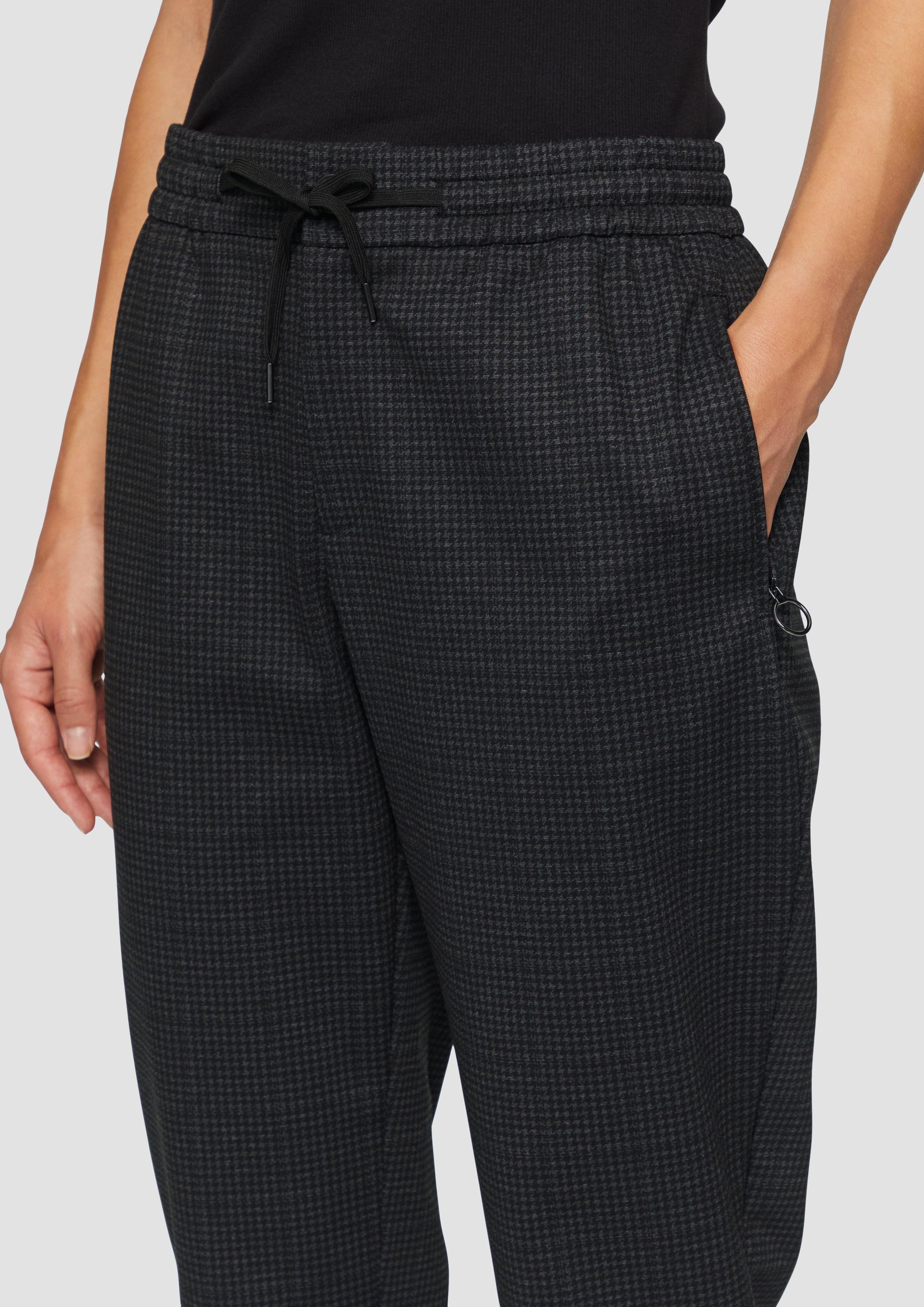 s.Oliver 7/8-Hose Relaxed: Jogpant in Karo-Optik günstig online kaufen