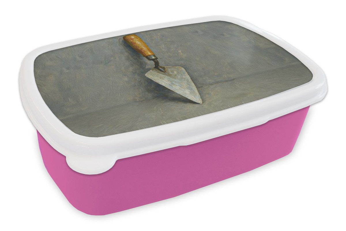 MuchoWow Lunchbox Kelle - Farbe - Werkzeuge, Kunststoff, (2-tlg), Brotdosen, Lunch Box, Brotbox für Kinder und Erwachsene