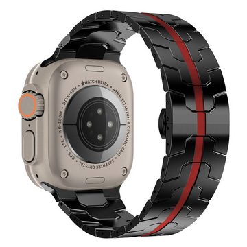 Wigento Smartwatch-Armband Für Apple Watch Series 9 8 7 41 / 6 SE 5 4 40 / 3 2 1 38mm Armband