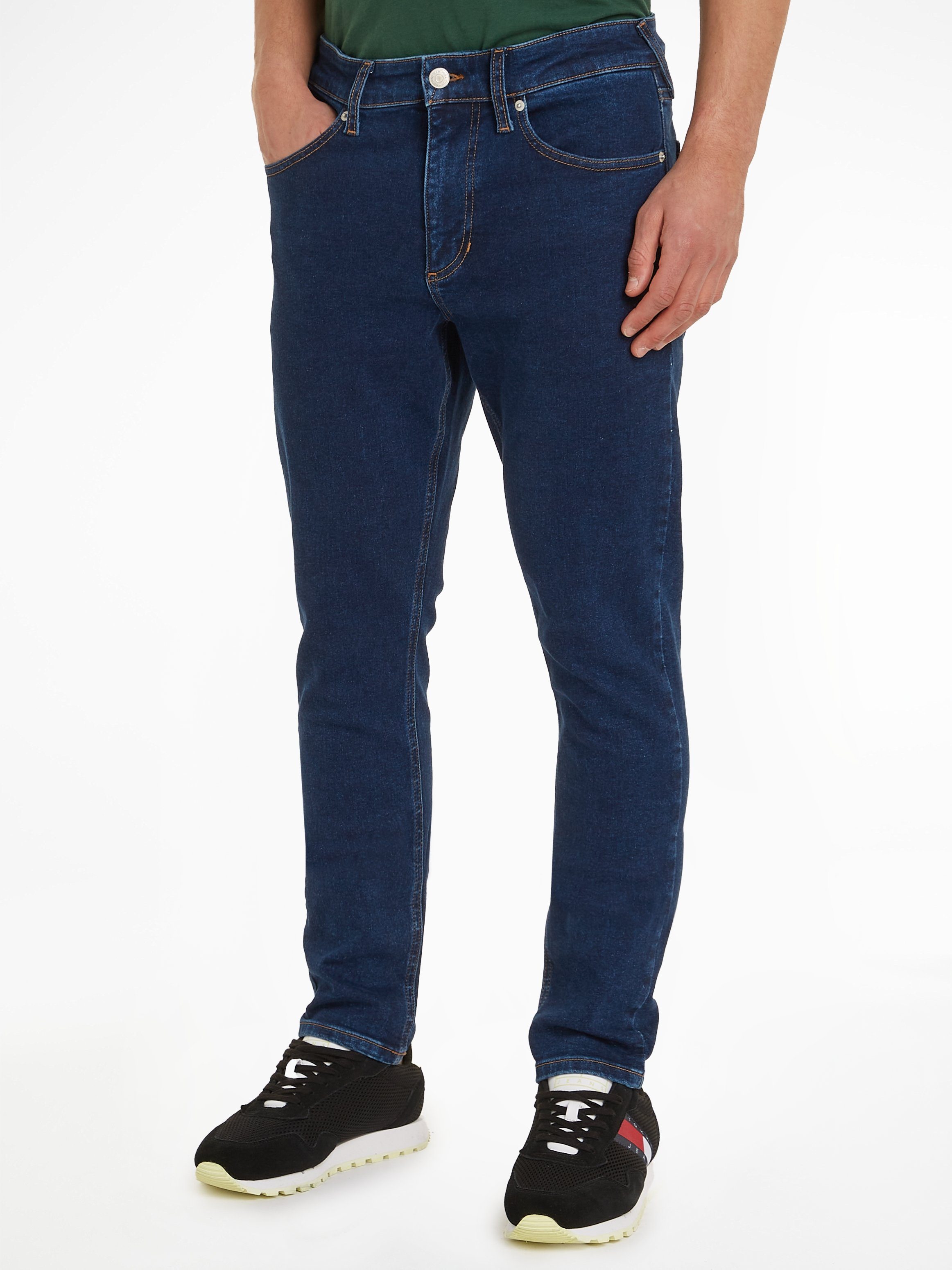 Tommy Jeans Slim-fit-Jeans SCANTON Y im 5-Pocket-Style Denim Dark
