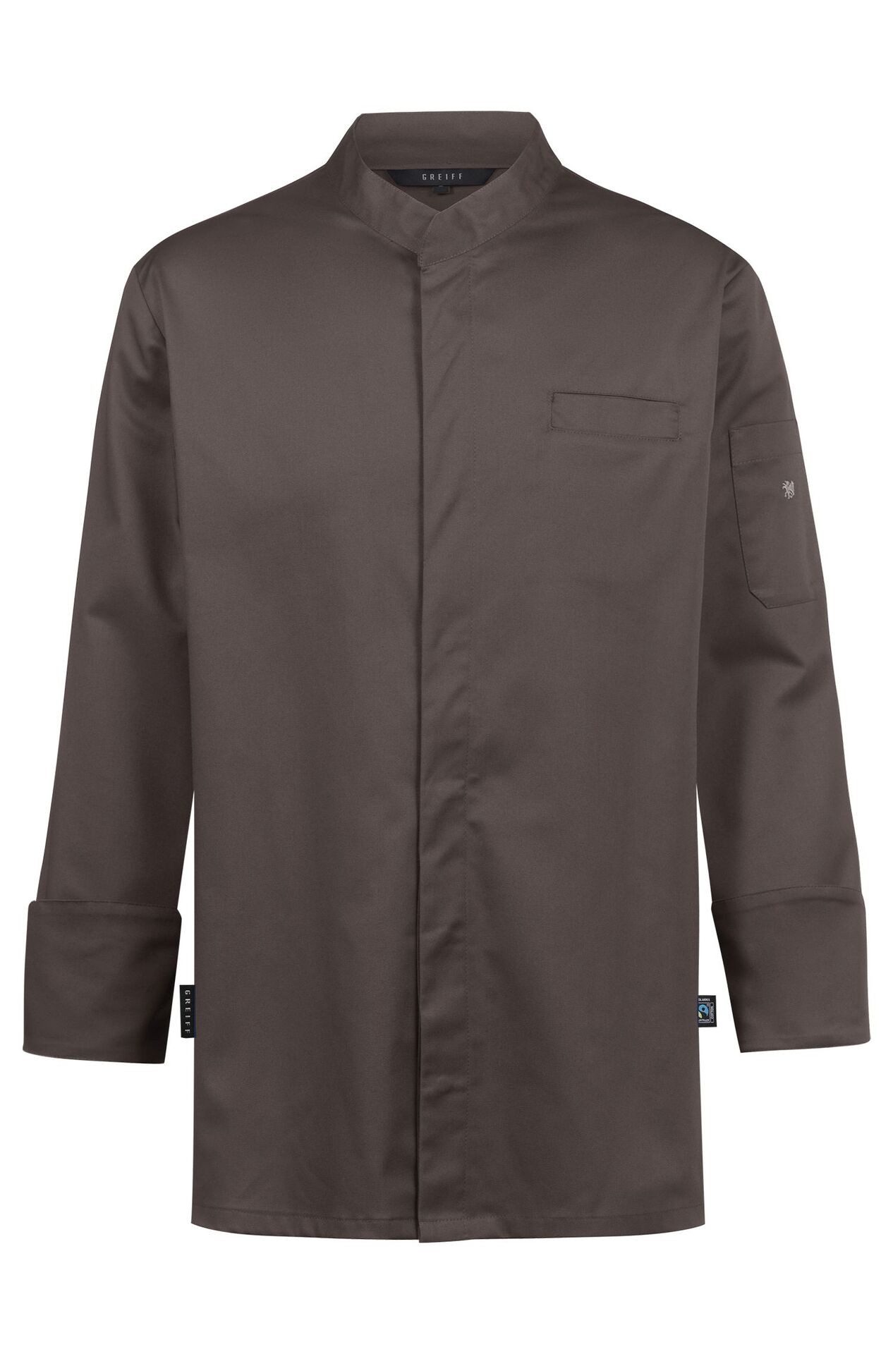 Kochjacke Greiff GASTRO-MODA Cuisine Herren Kochjacke Regular-Fit Taupe