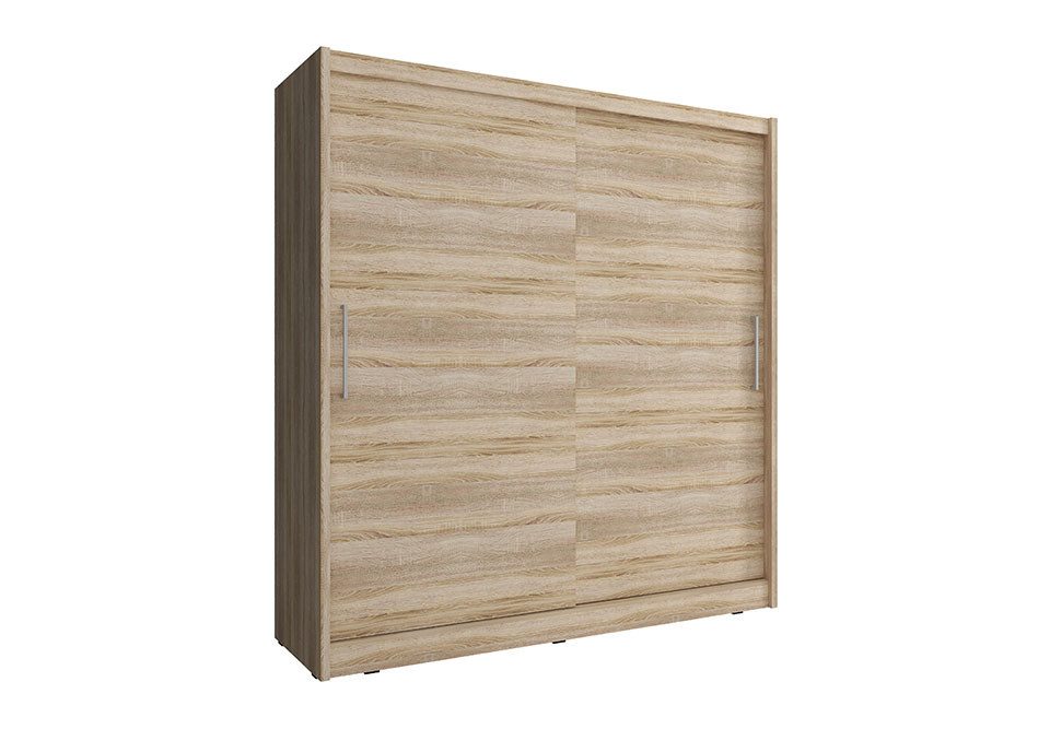 Xlmoebel Kleiderschrank Moderne Holzschiebetüren für elegantes Wohnen (Kleiderschrank WIKI 200cm) Hergestellt in Europa
