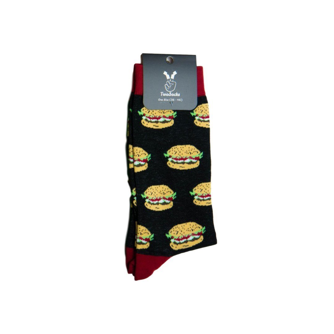 TwoSocks Freizeitsocken Burger Socken lustige Socken günstig online kaufen