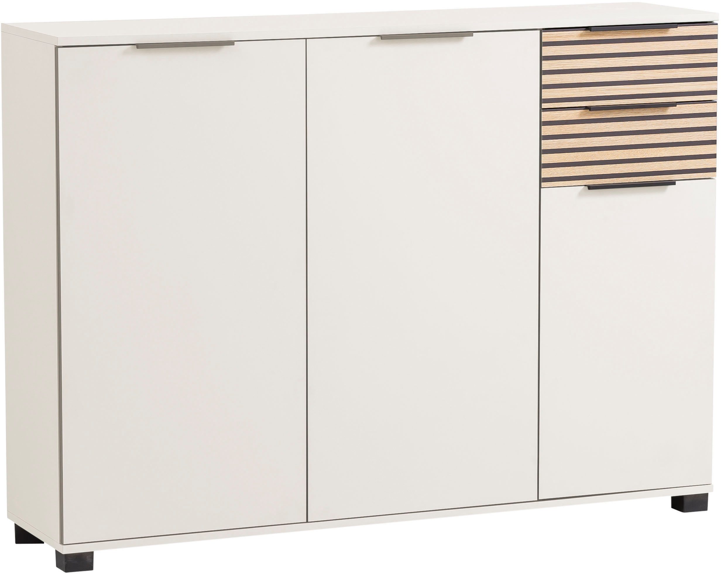 welltime Schuhschrank "Alexa, Breite 141 cm, Front mit Akustikprint", Front günstig online kaufen