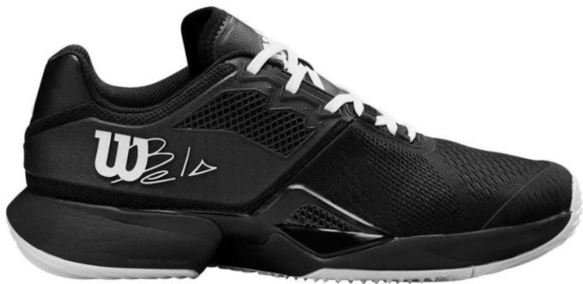 Wilson Bela Tour Padelschuhe Herren Schwarz Padelschuh (Anti-slip Sohle, herausnehmbare Sohle)