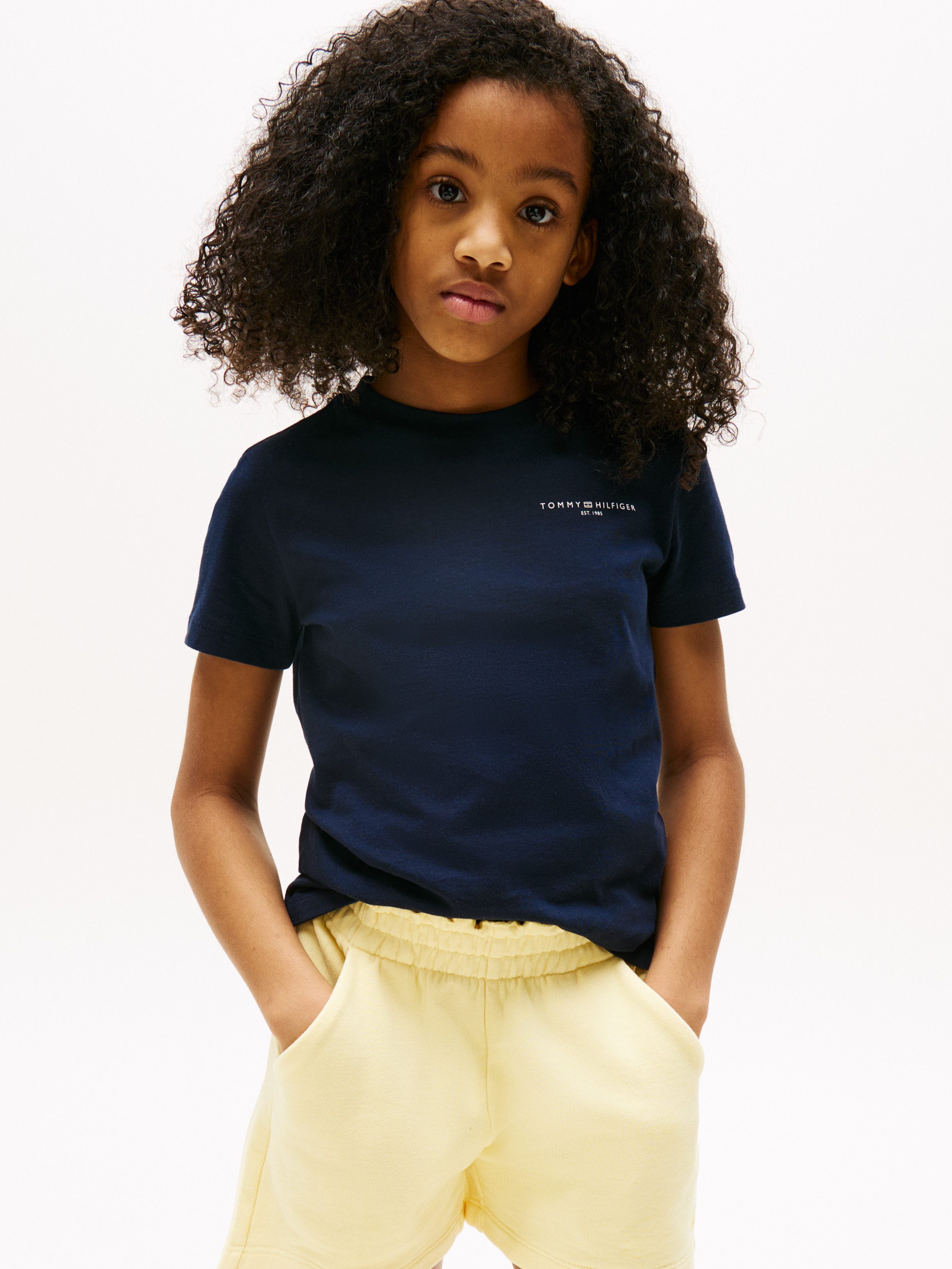 Tommy Hilfiger T-Shirt MINI CORP T-SHIRT in Unifarbe – Bild 3 von 5
