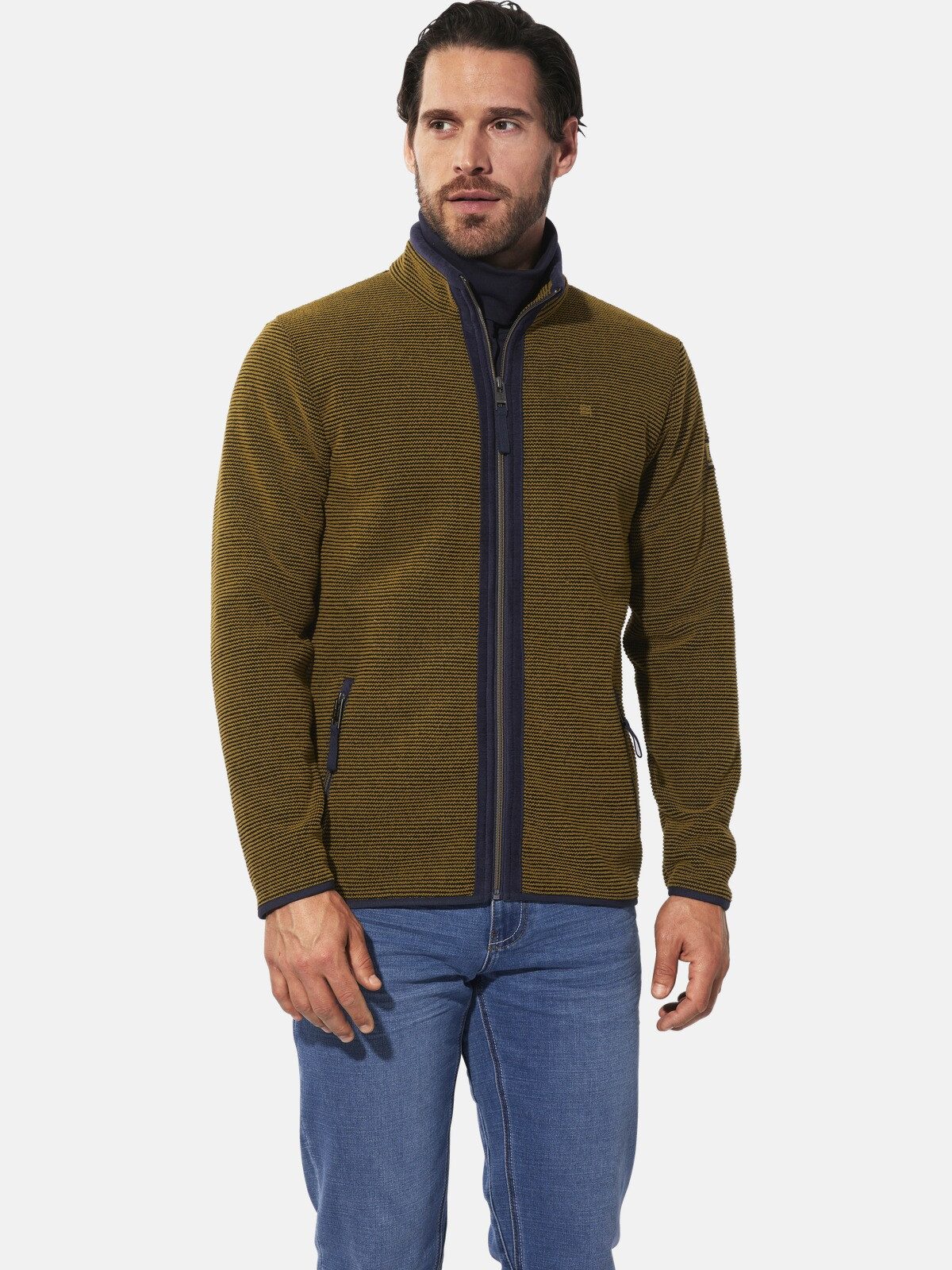Babista Sweatjacke KENDOR mit Cord-Besätzen