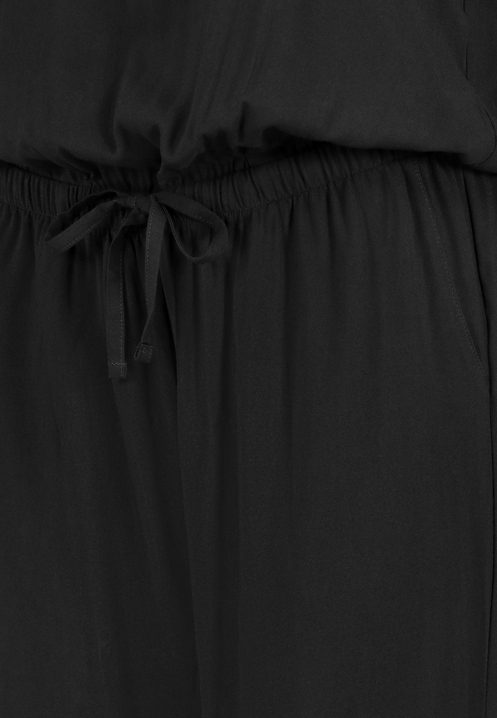 Einteiler Overall Gürtel Damen SUBLEVEL lange Schwarz Sommer Binde Hose Overall Jumpsuit