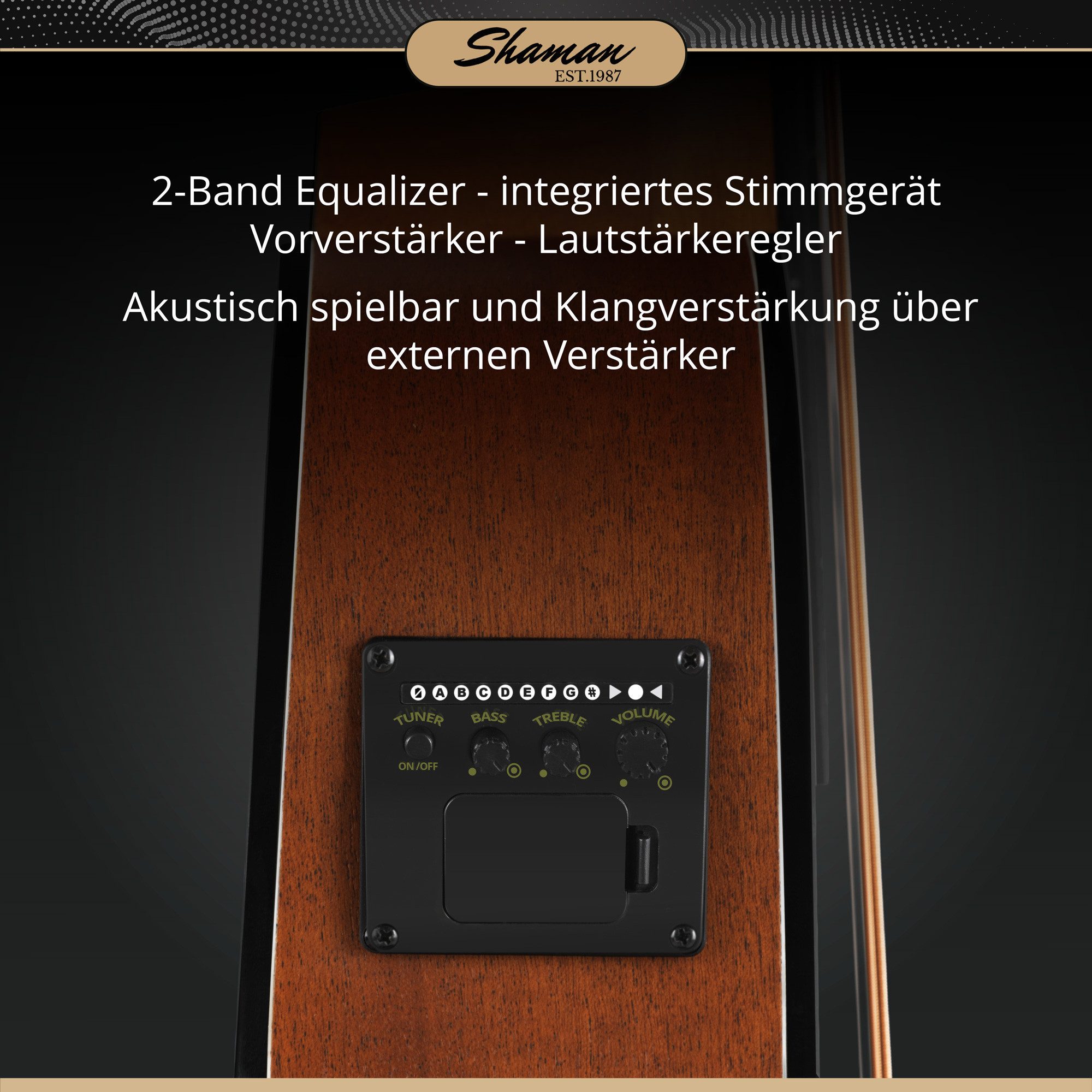 Shaman Akustik-Bass Shaman ABM4-50E-NT Akustik Bass Natur
