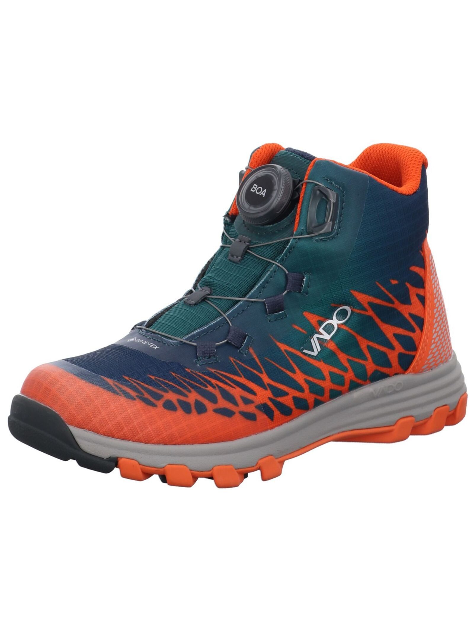 Stiefelette Lederimitat/Mesh Stiefelette
