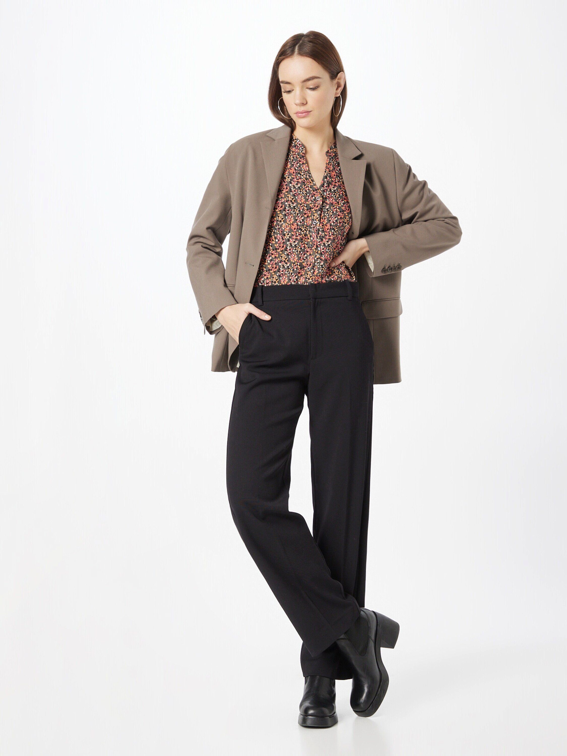 MORE&MORE Langarmbluse (1-tlg) Drapiert/gerafft