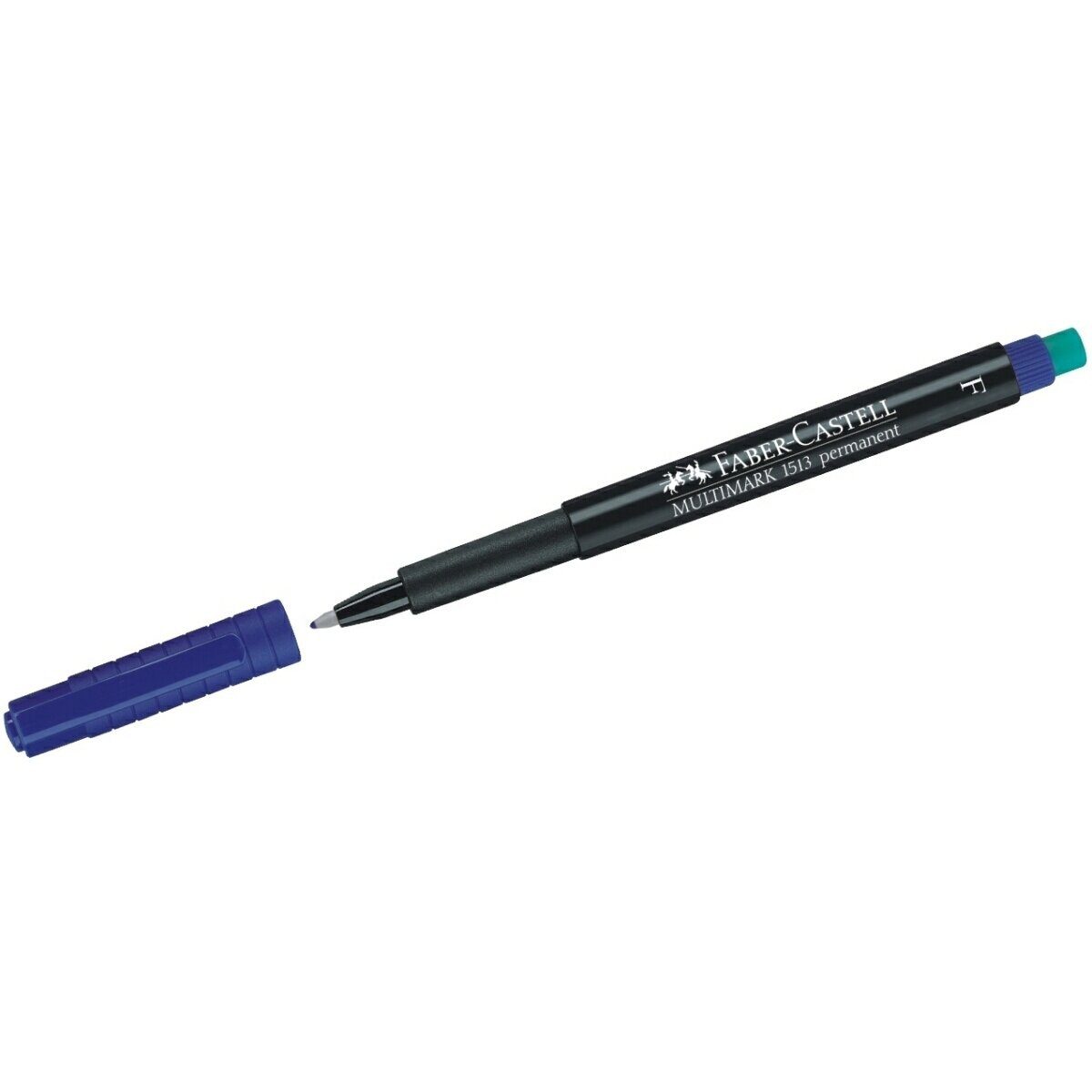 Faber-Castell Folienstift Folienschreiber permanent F blau