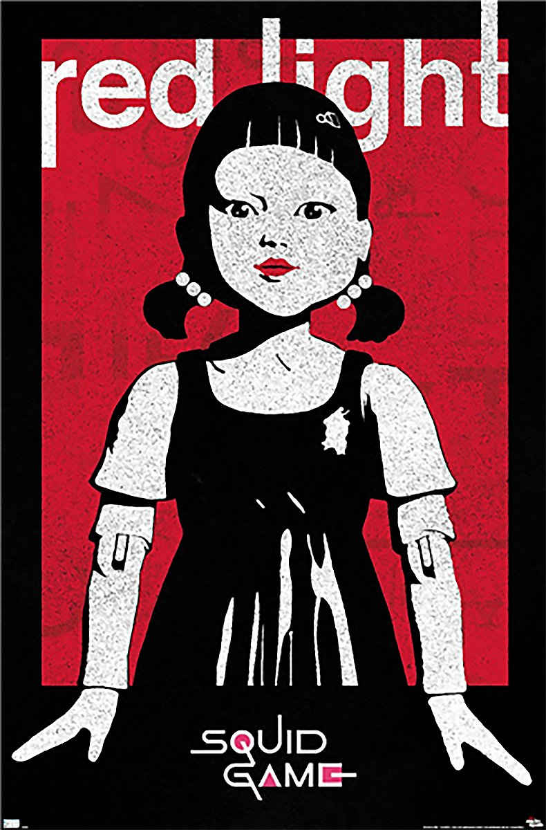 Trends International Poster Squid Game Poster Red Light Netflix 56,8 x 86,4 cm