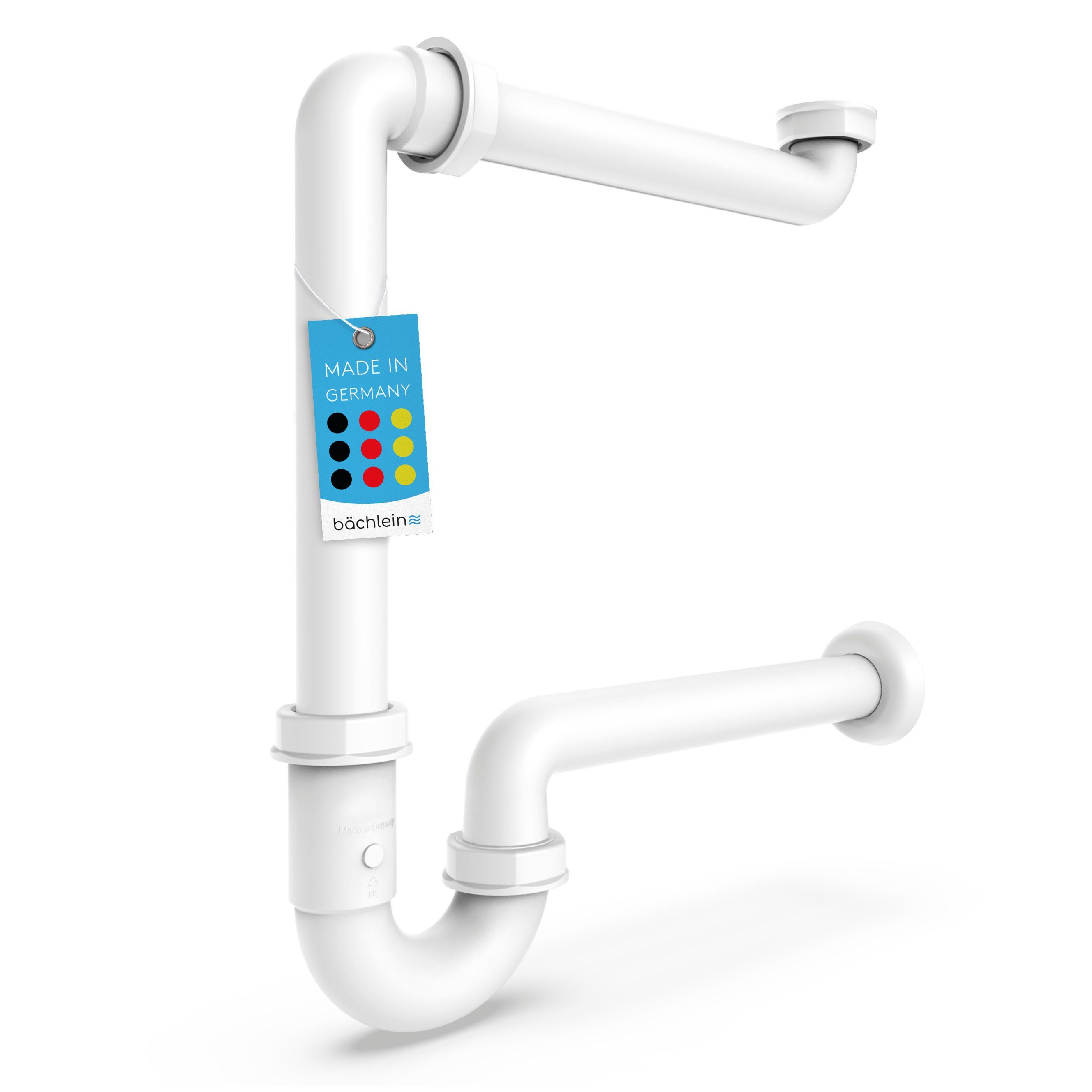 Bächlein Siphon Raumsparsiphon Badezimmer G 1 1/4", Geruchsverschluss für W günstig online kaufen