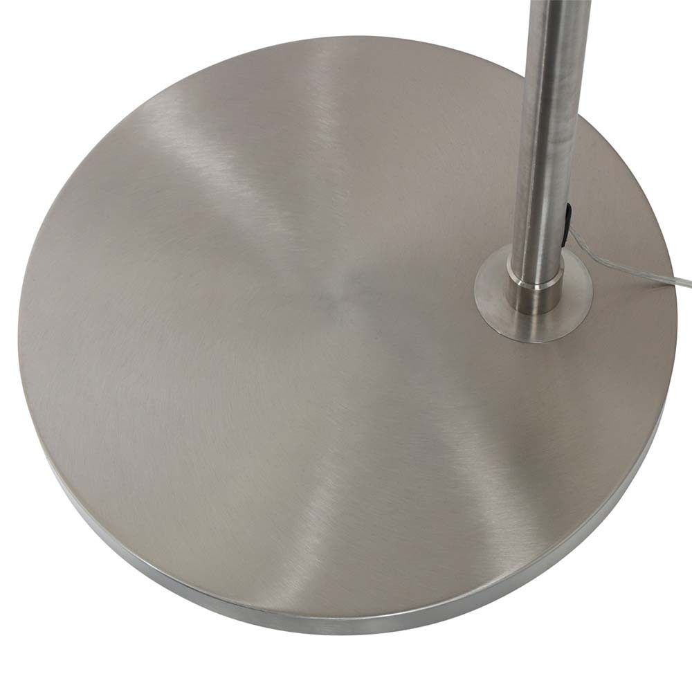 Steinhauer LIGHTING LED Bogenlampe, Leuchtmittel nicht inklusive, Bogenleuchte Stehlampe Bogenstehleuchte Textil taupe Höhenverstellbar
