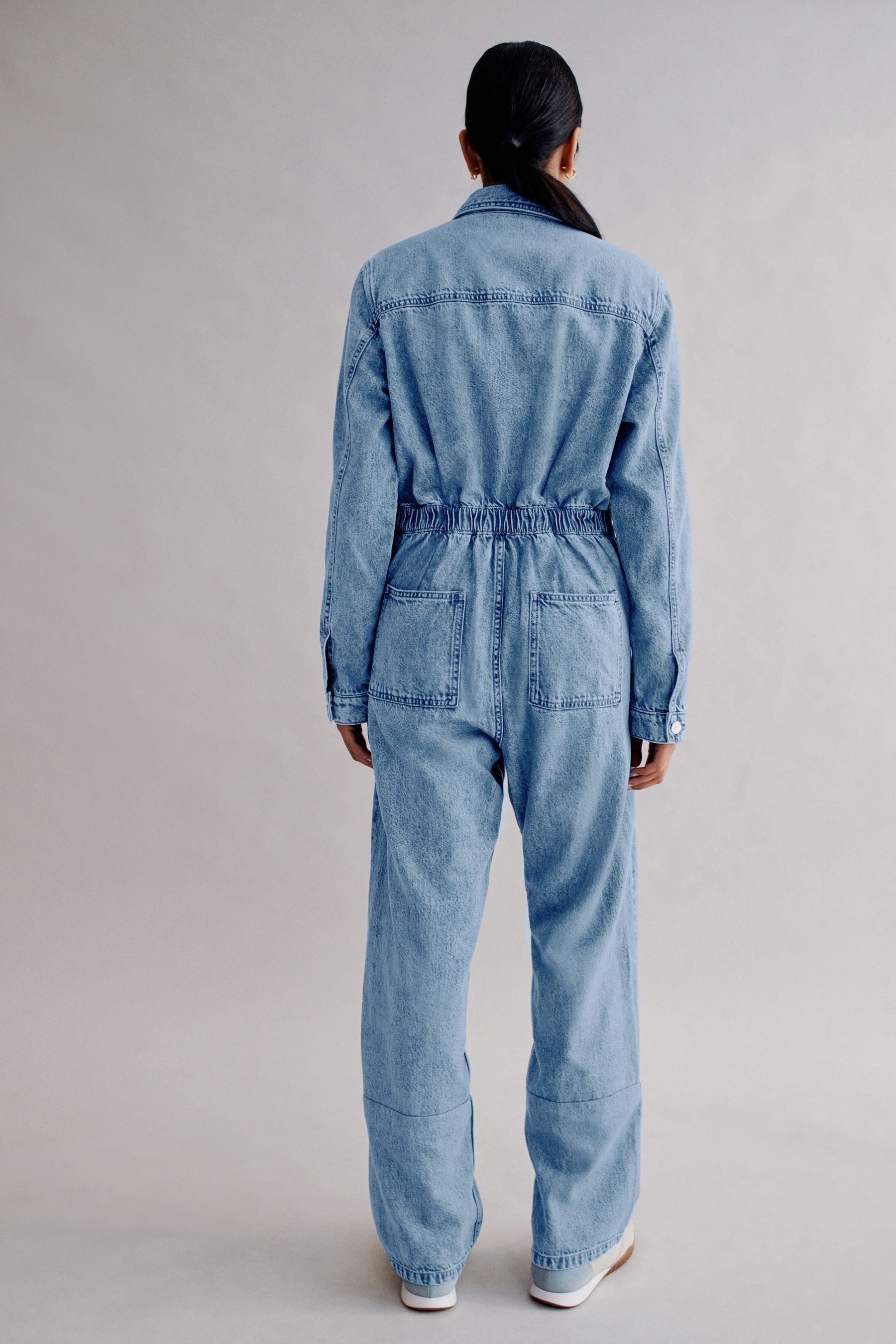 Next Jumpsuit Jeansoverall – Kurzgrößen (1-tlg) günstig online kaufen