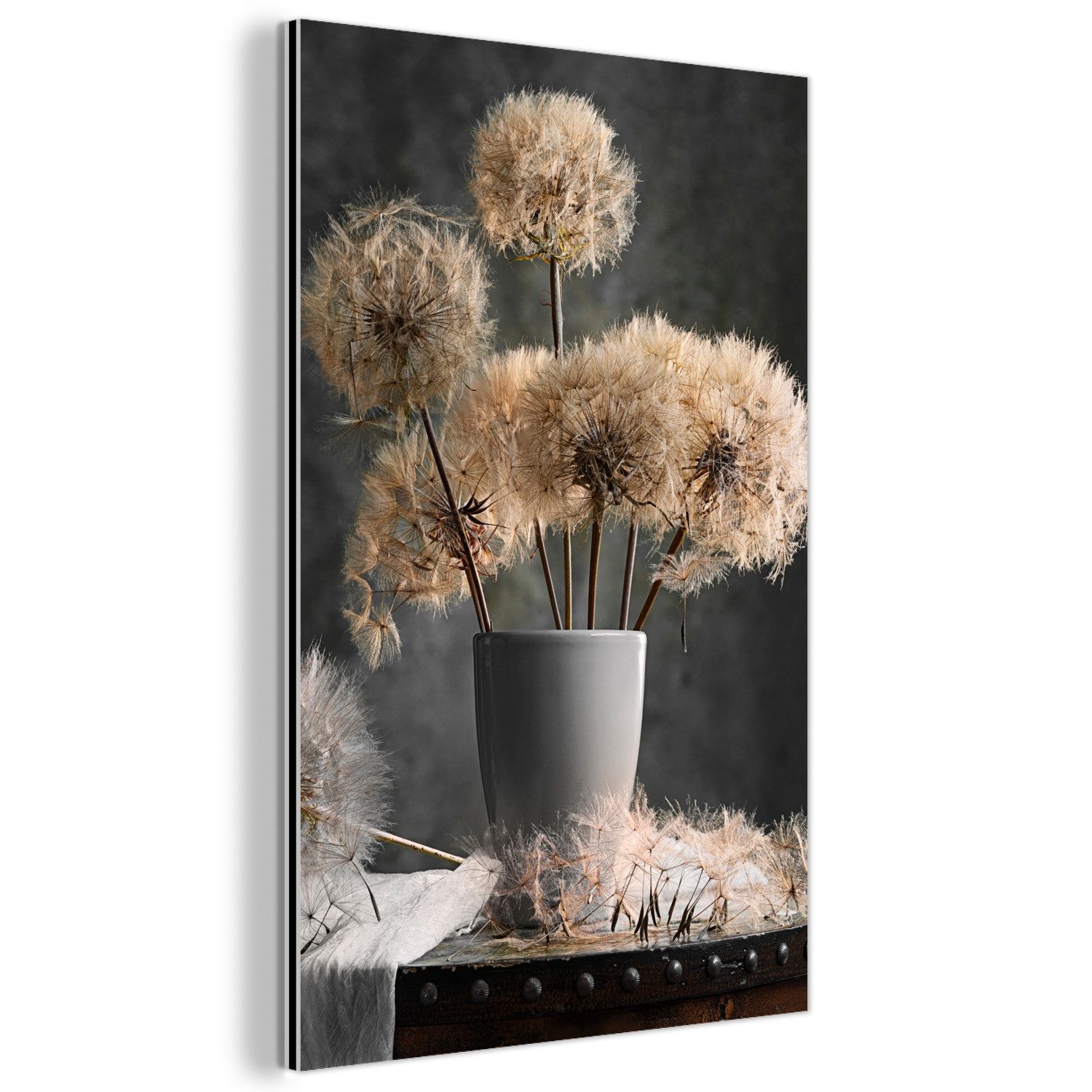 MuchoWow Metallbild Blumensamen - Löwenzahn - günstig online kaufen