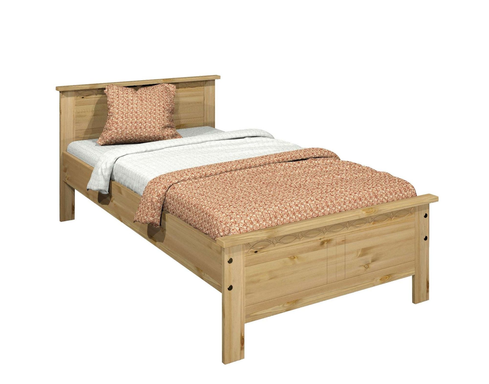 OTTO home Massivholzbett Indra, TOPSELLER, Landhausstil, edles Design,zerti günstig online kaufen