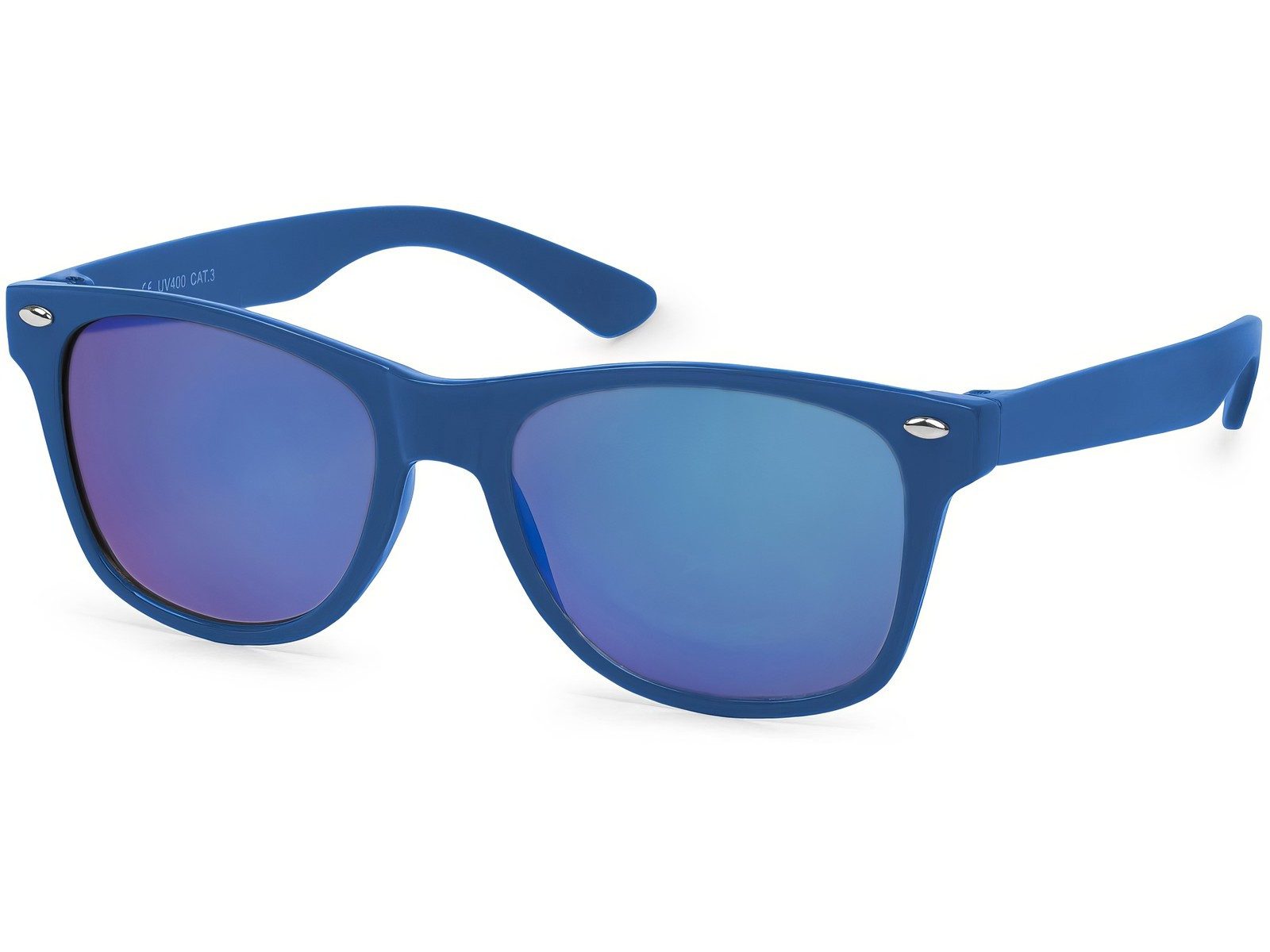 styleBREAKER Wayfarer Kinder Sonnenbrille Nerd Style (1-St)