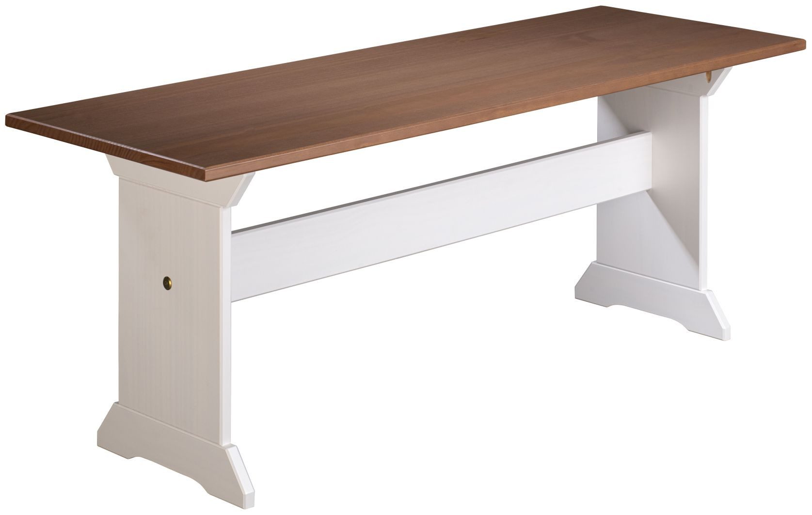 FURNARO Sitzbank, Landhausstil, solides Wangengestell