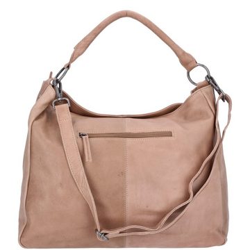 The Skandinavian Brand Umhängetasche The Skandinavian Brand Damen Leder Tasche, Hobo Taupe (1-tlg)