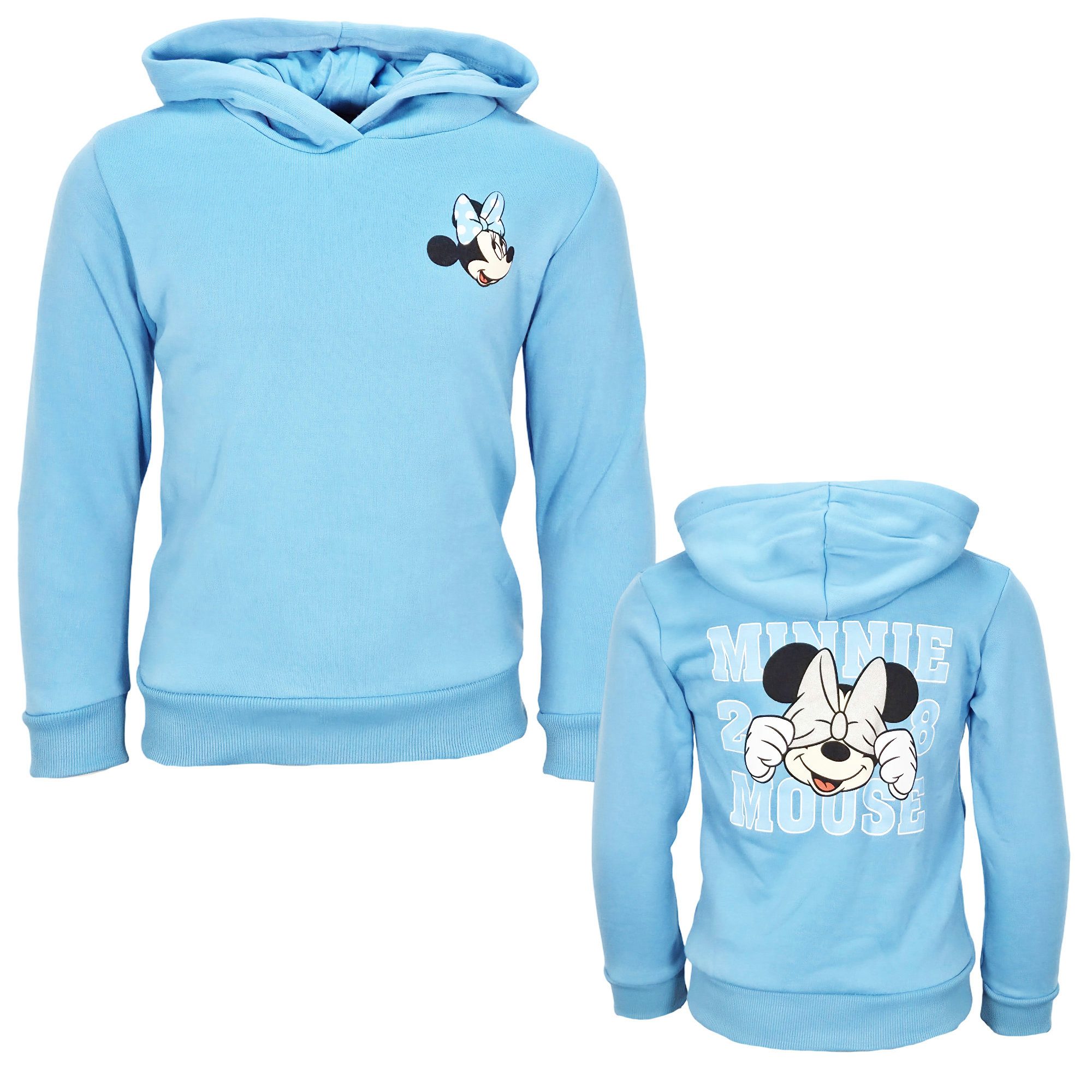 Disney Kapuzenpullover Disney Minnie Maus Mädchen Kinder Kapuzen Hoodie Пуловеры Pulli Gr. 92 bis 128