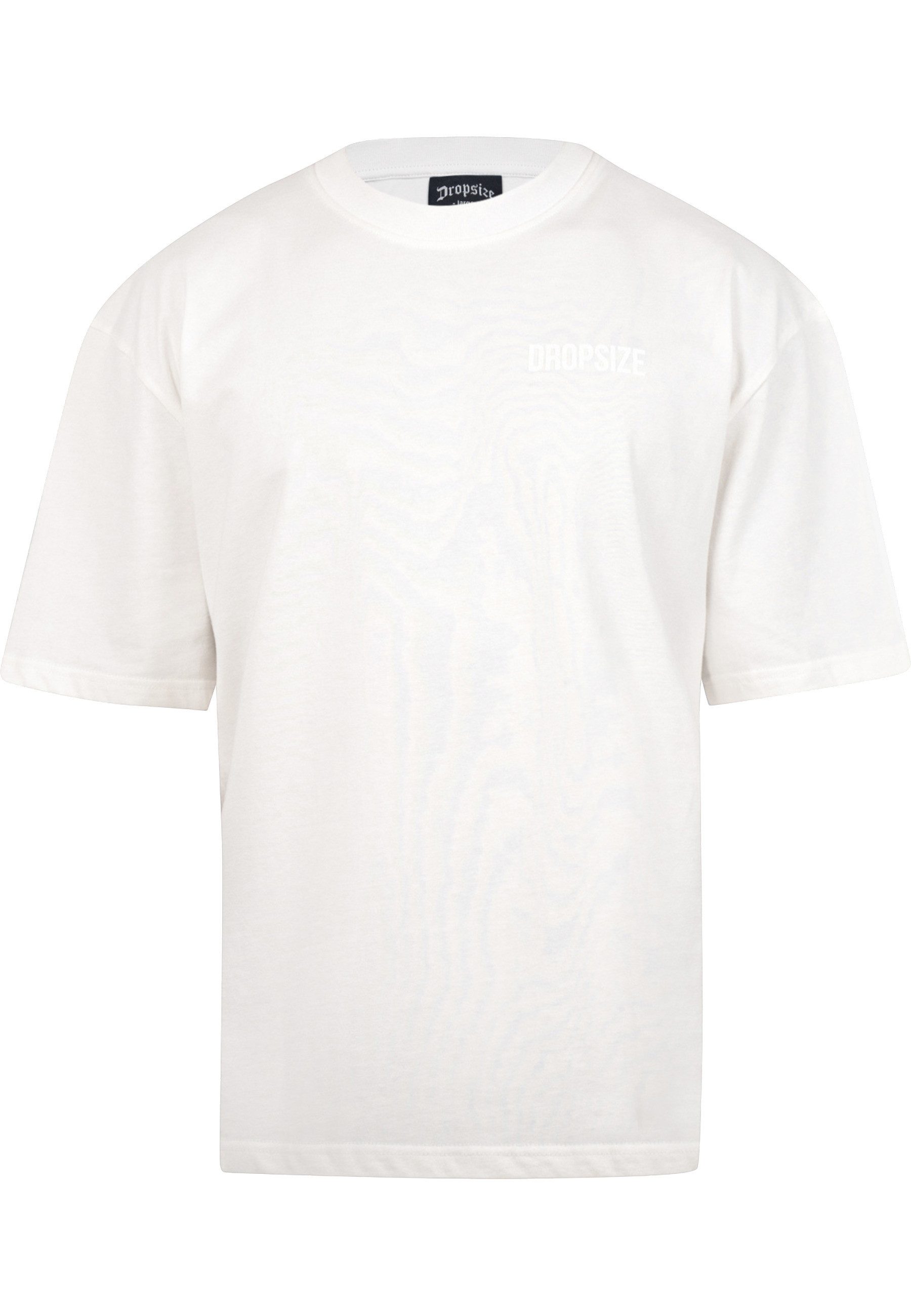 Dropsize T-Shirt Dropsize Herren Heavy Overisze HD Print T-Shirt (1-tlg)