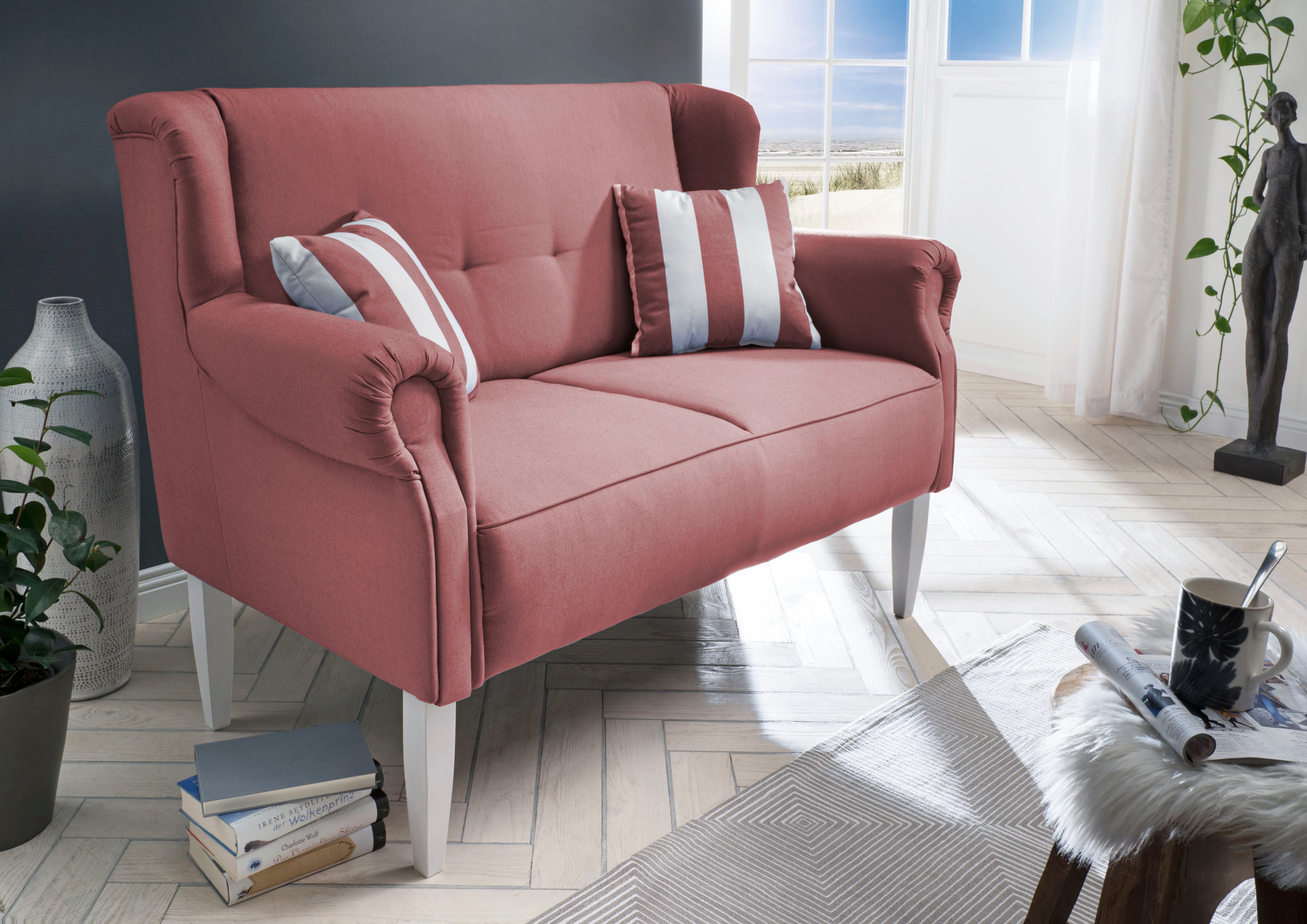 Home affaire Küchensofa Moro, inkl. 2 Stk. Zierkissen gestreift, verschiedenen Stoffe und Farben