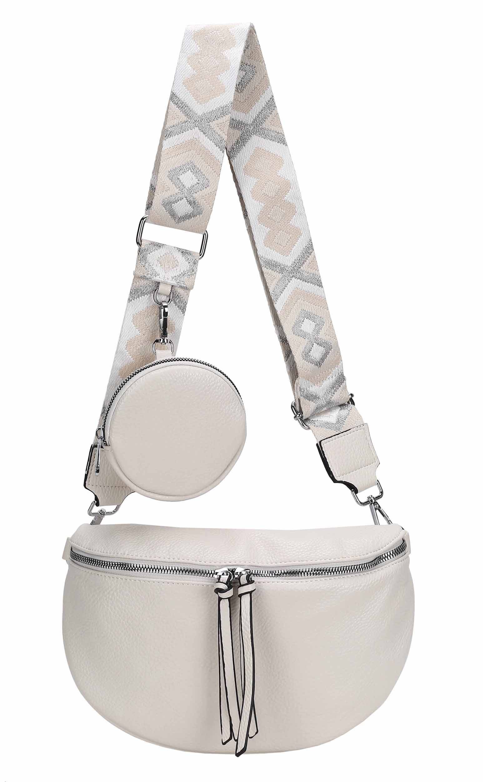 ITALYSHOP24 Bauchtasche Damen Gürteltasche Umhängetasche CrossBody günstig online kaufen