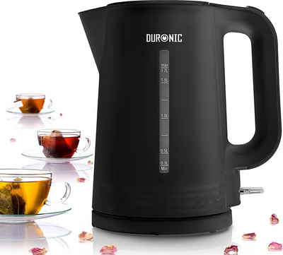 Duronic Єлктрочайники, EK17 BK Єлктрочайники, 1,7l Fassungsvermögen, 2200 Watt