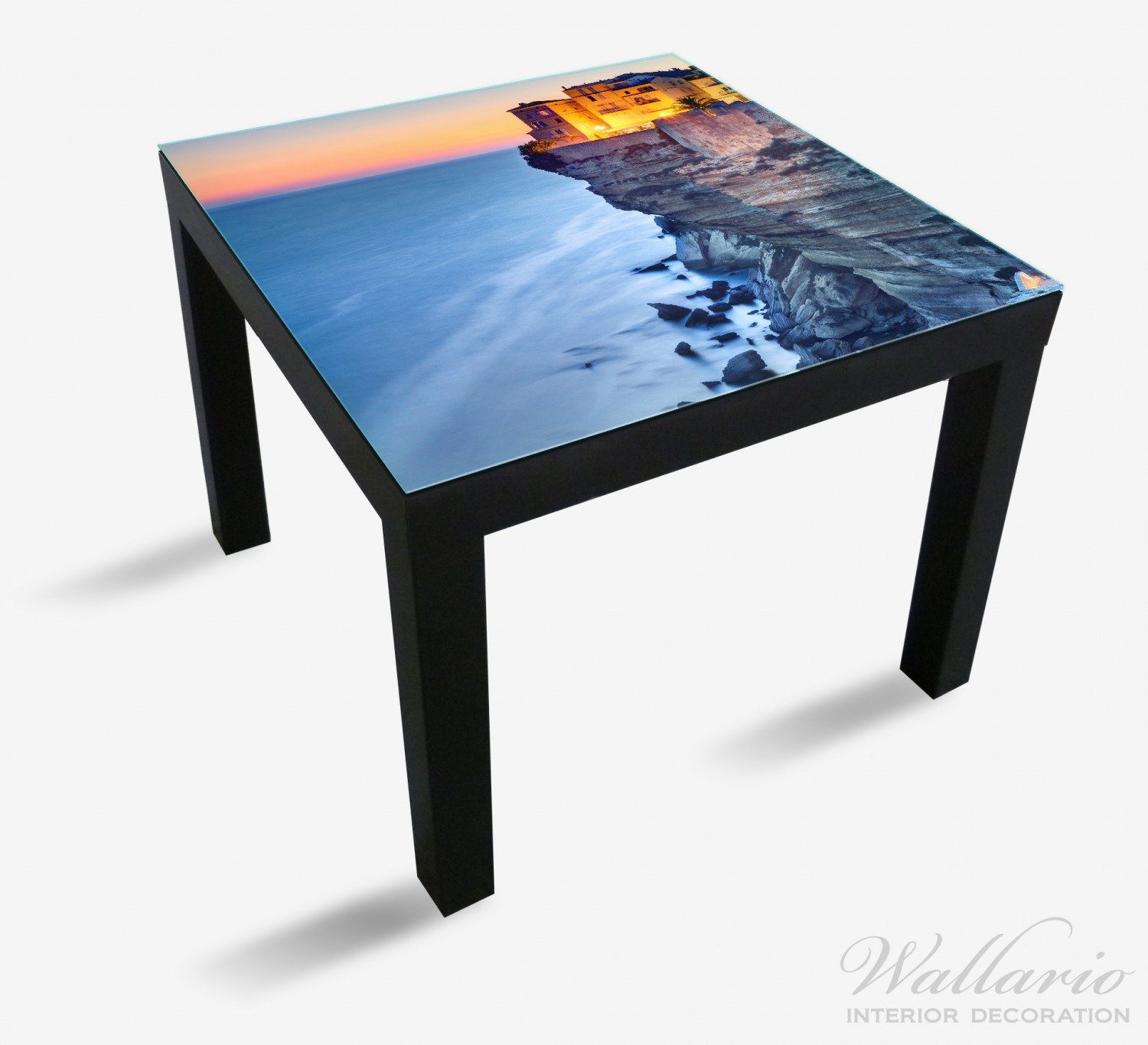 Wallario Tischplatte Haus an St), Tisch Klippe Ikea Lack der geeignet für (1