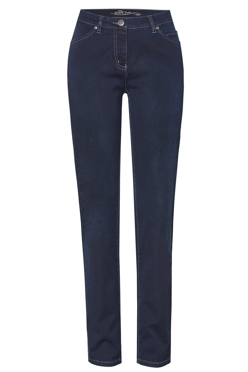 Straight Shape Regular-fit-Jeans blue dark TONI Perfect