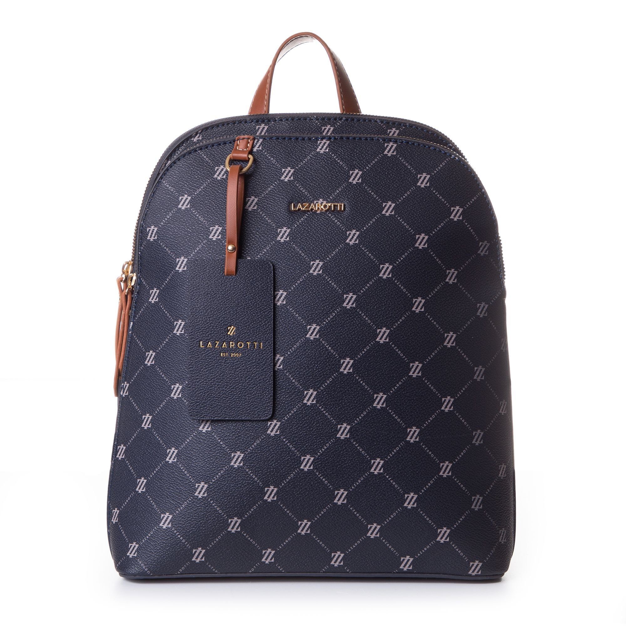 Lazarotti Rucksack Palermo, Kunstleder blue