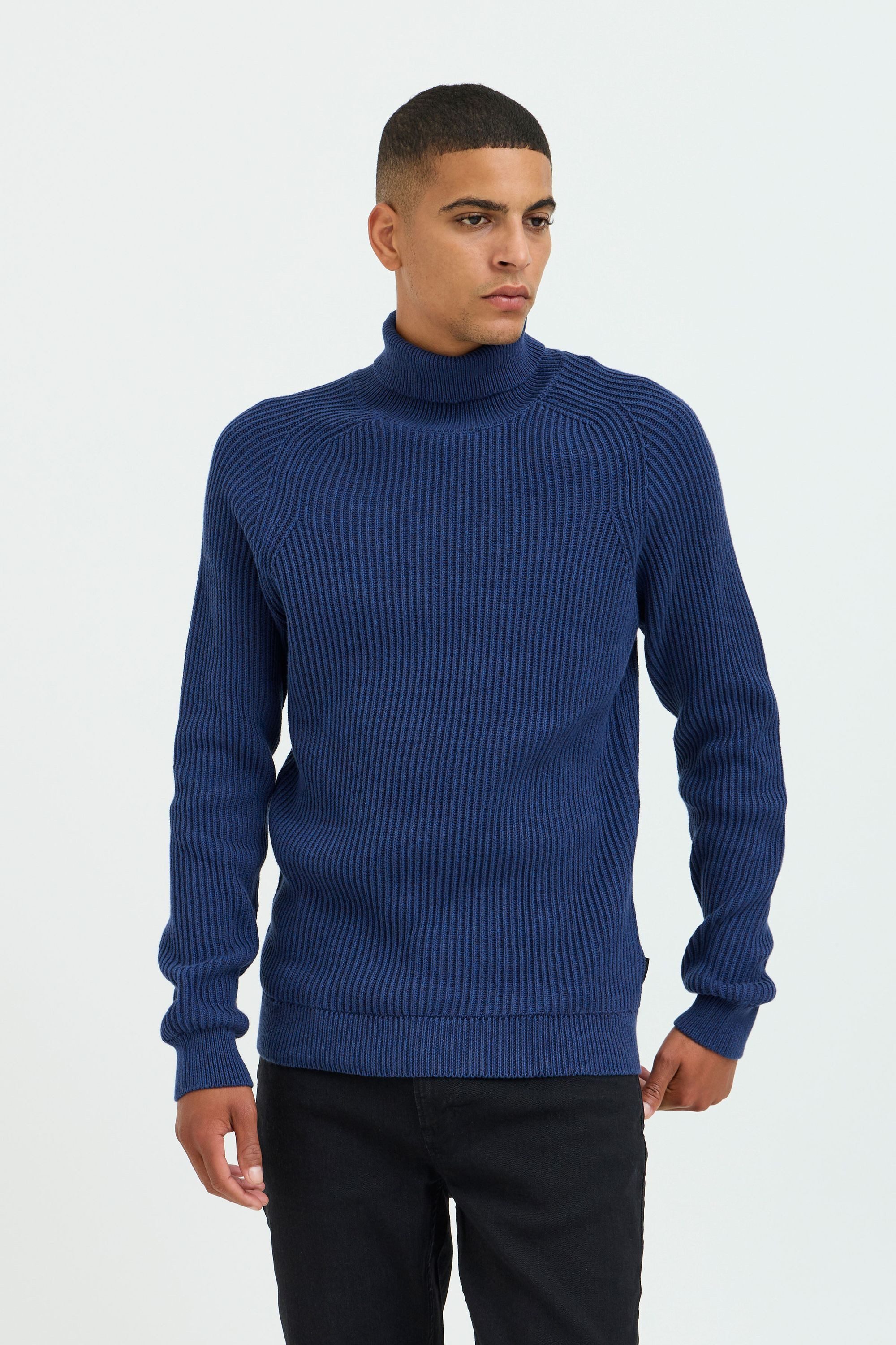 Blend Strickpullover BHPullover Klassischer Grobstrickpullover mit Rollkrag günstig online kaufen