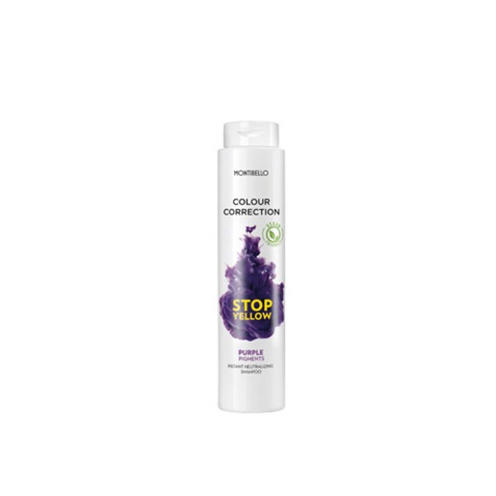 MONTIBELLO Haarshampoo Stop Yellow Shampoo neutralisiert Gelbtöne im Haar 300ml