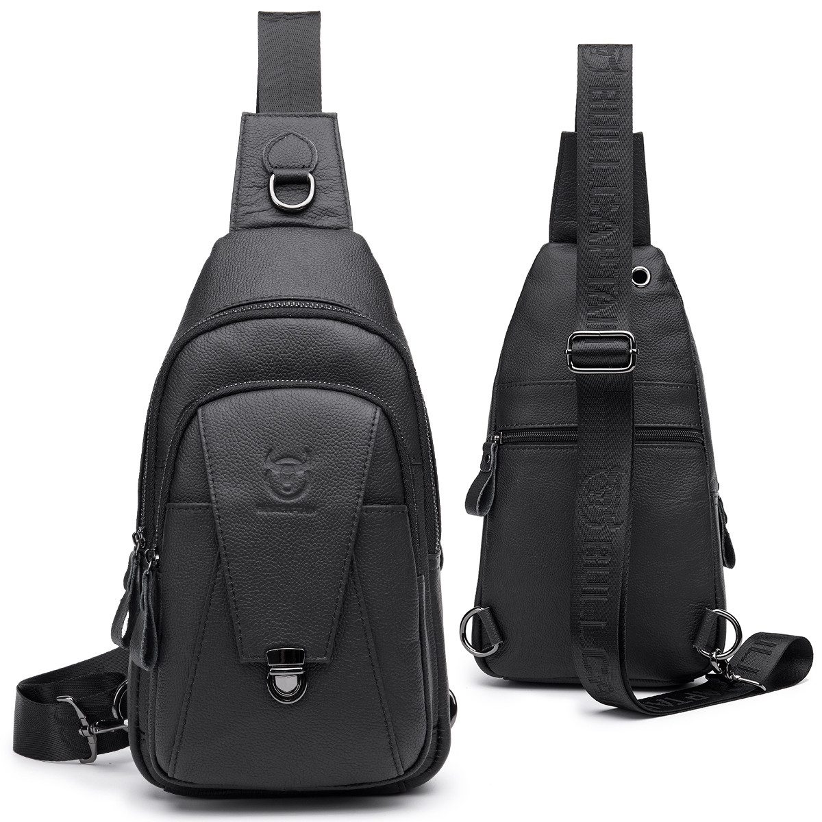 Schultertasche Brusttasche Sling Schulter Rucksack Rucksäcke Crossbody Umhängetasche