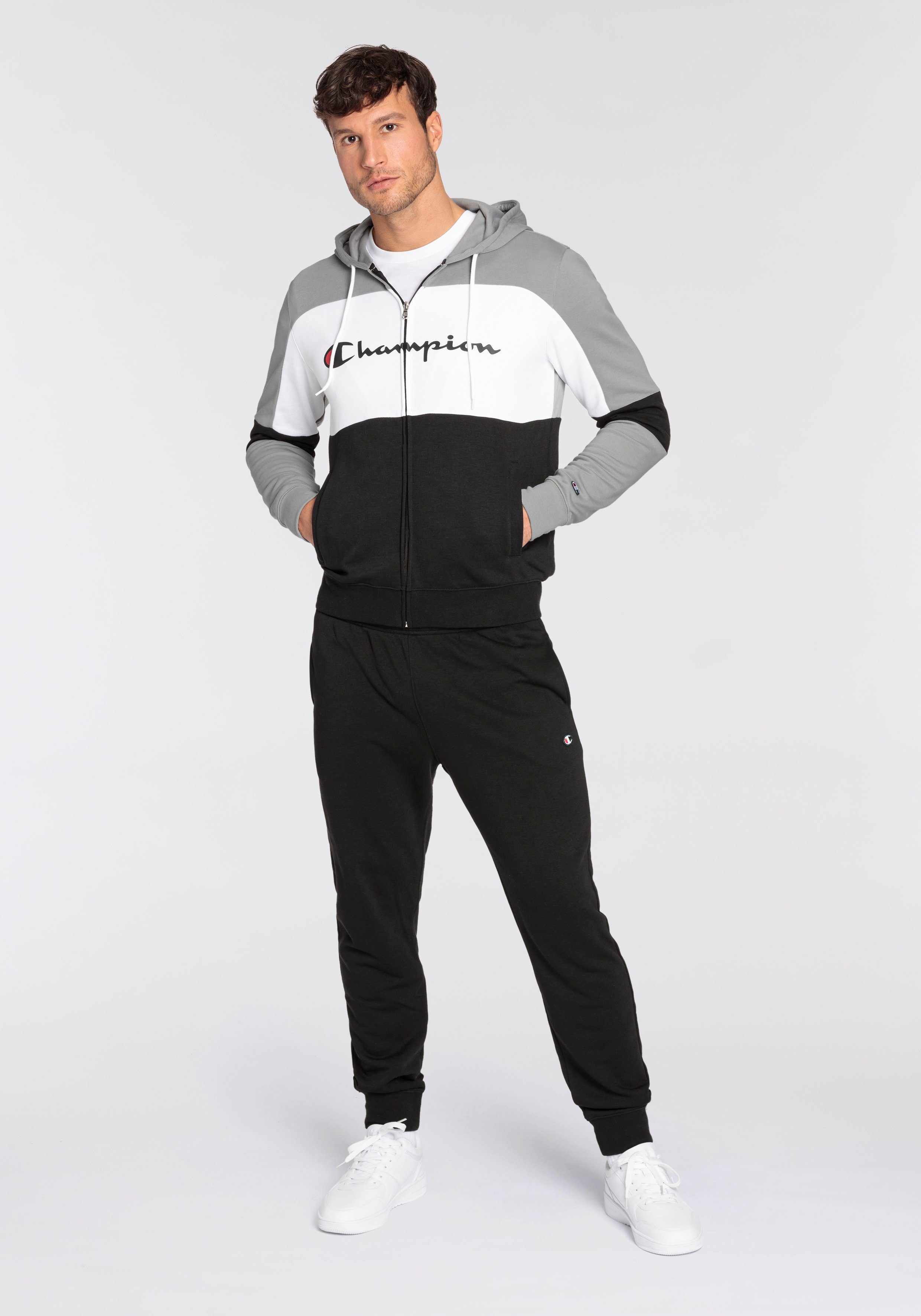 Icons Champion Hooded Trainingsanzug Zip Sweatsuit Full