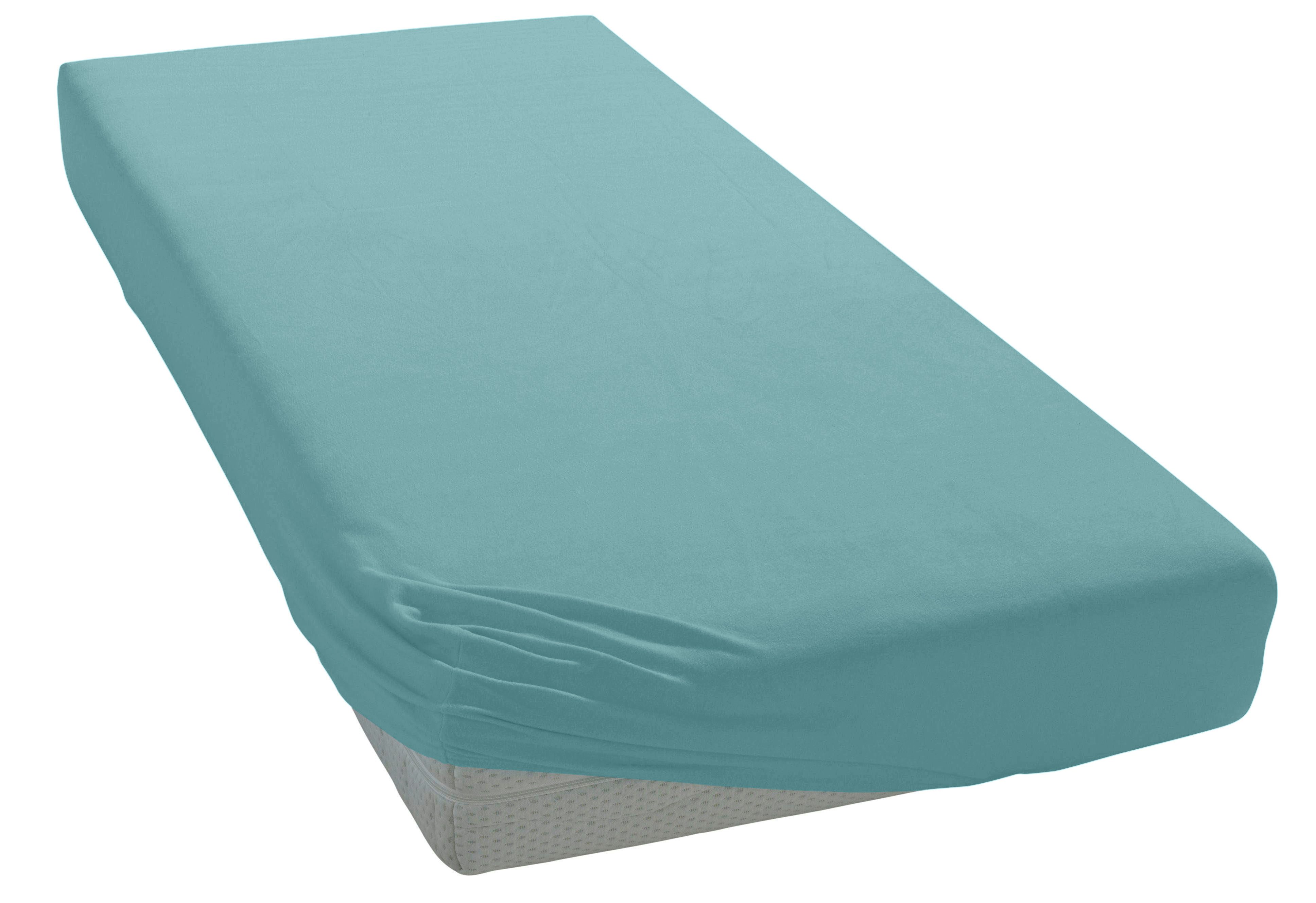 OTTO home Spannbettlaken Cremona, Basic & Premium Qualität mit Elasthan, Jersey (180 g/m), Gummizug: rundum, (1 Stück), Bettlaken für Matratzen von 20-25 cm Höh – Bild 3 von 5