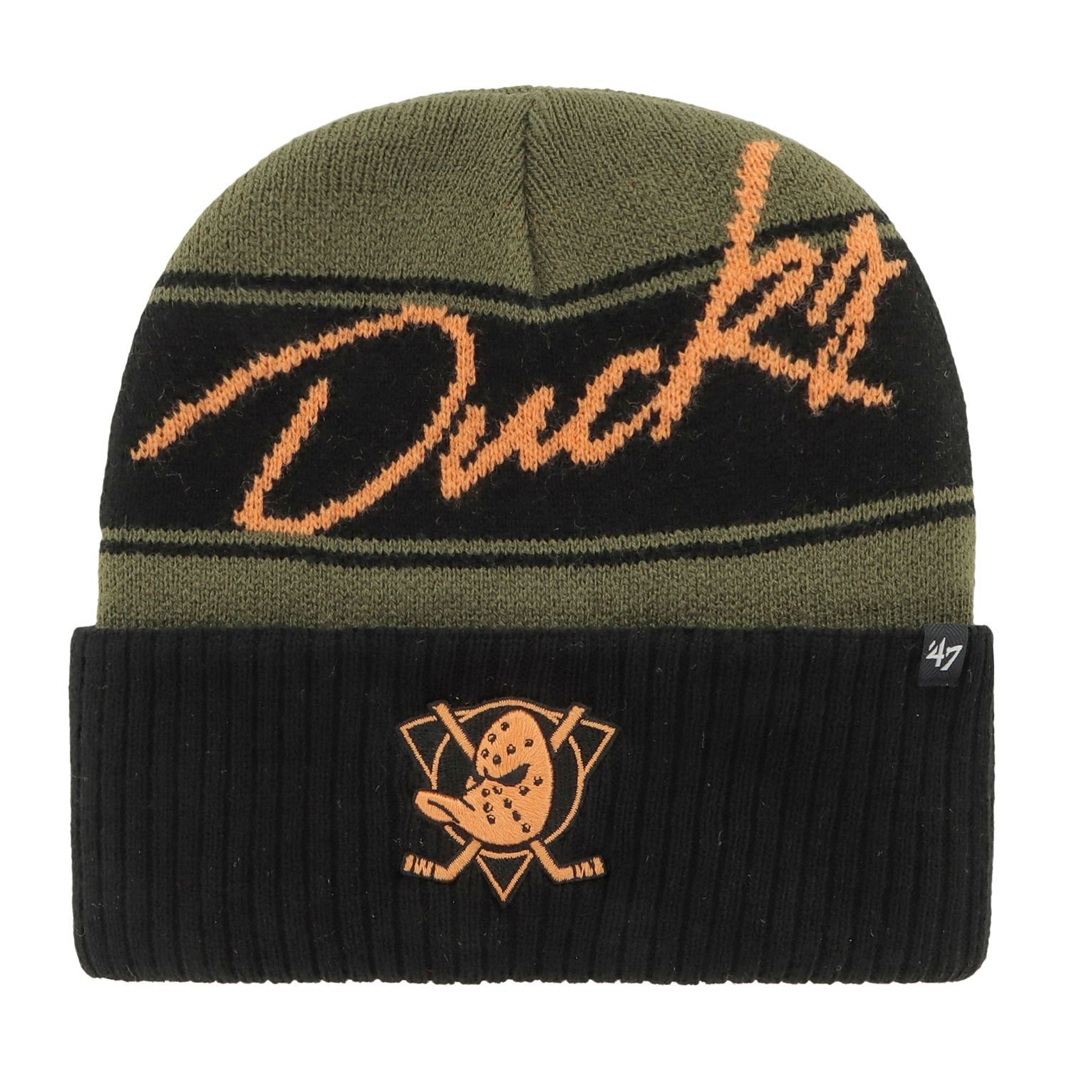 Anaheim '47 Brand Ducks Fleecemütze ITALIC Beanie